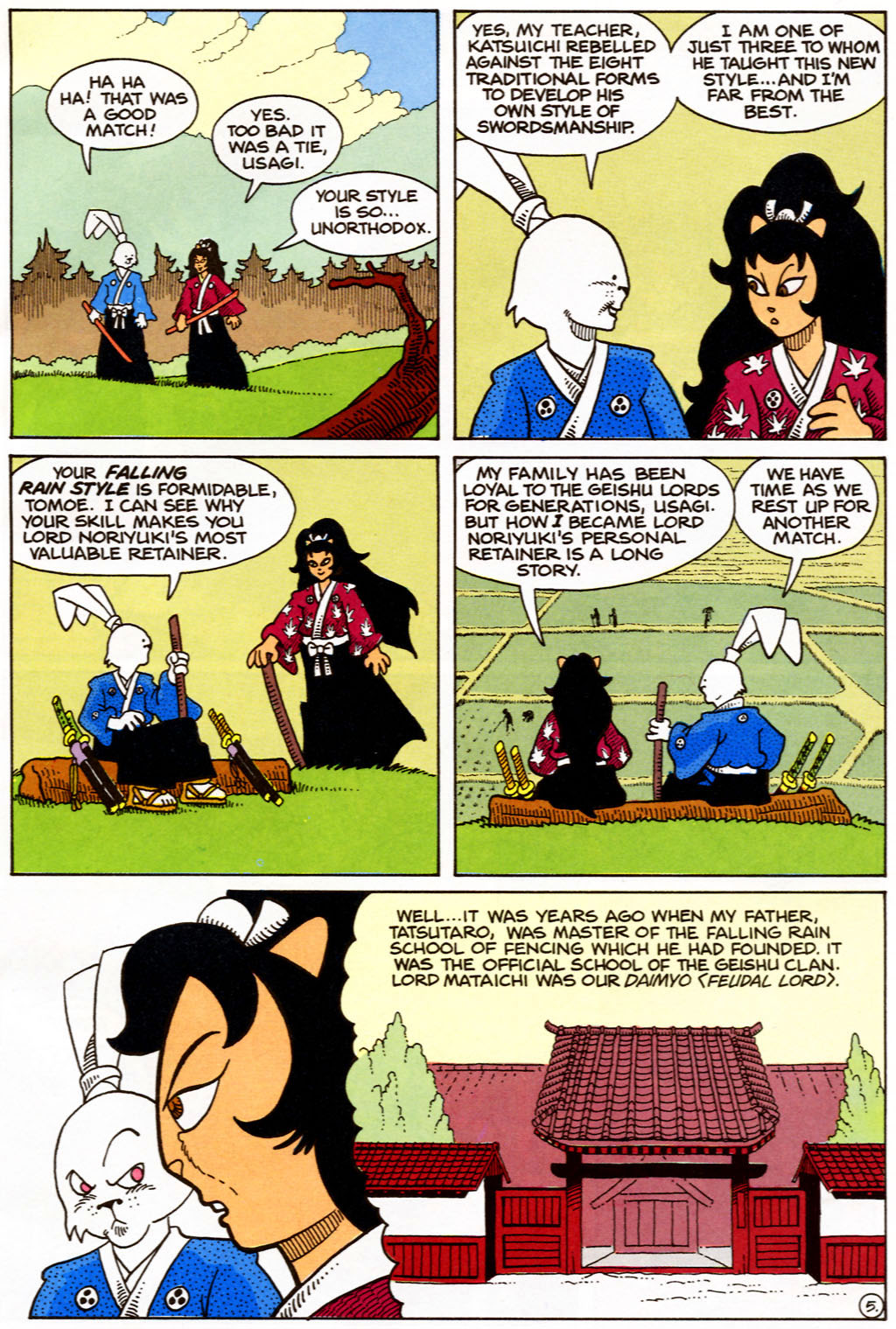 Read online Usagi Yojimbo Color Special comic -  Issue #1 - 6