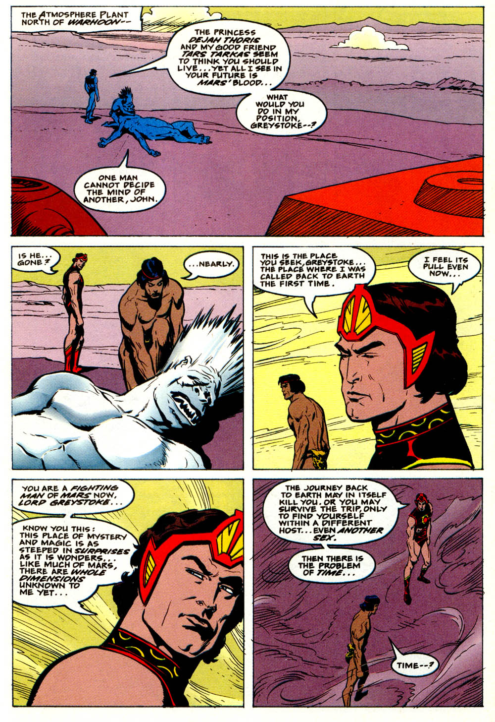 Read online Tarzan/John Carter: Warlords of Mars comic -  Issue #4 - 23