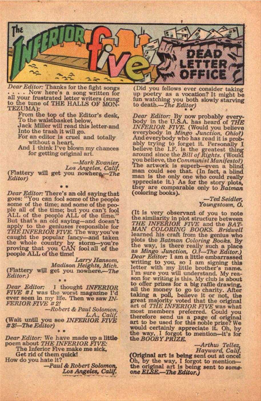 Read online The Inferior Five comic -  Issue #4 - 25