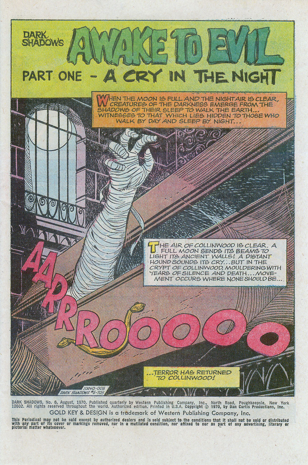 Read online Dark Shadows (1969) comic -  Issue #6 - 3