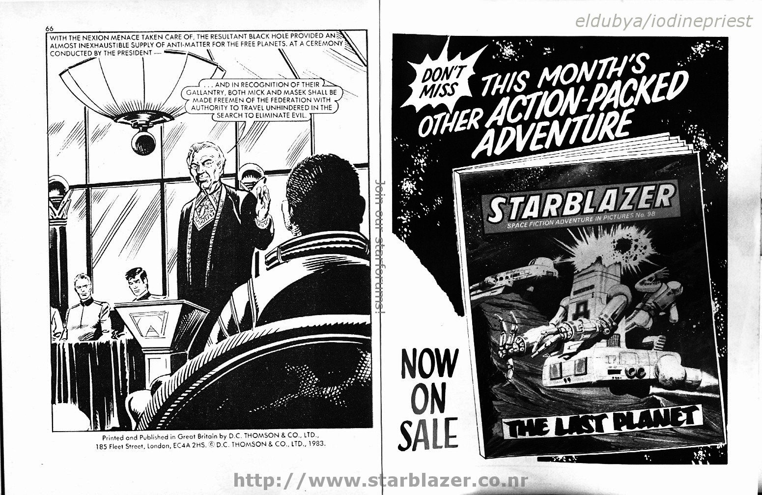Read online Starblazer comic -  Issue #99 - 35