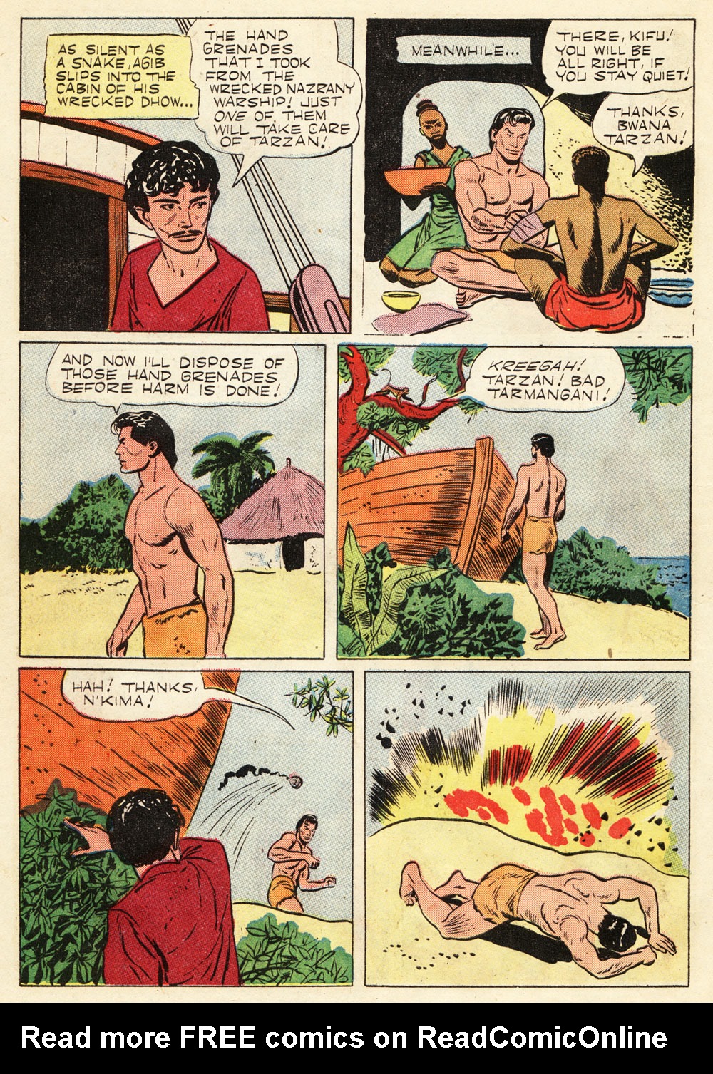 Read online Tarzan (1948) comic -  Issue #73 - 10