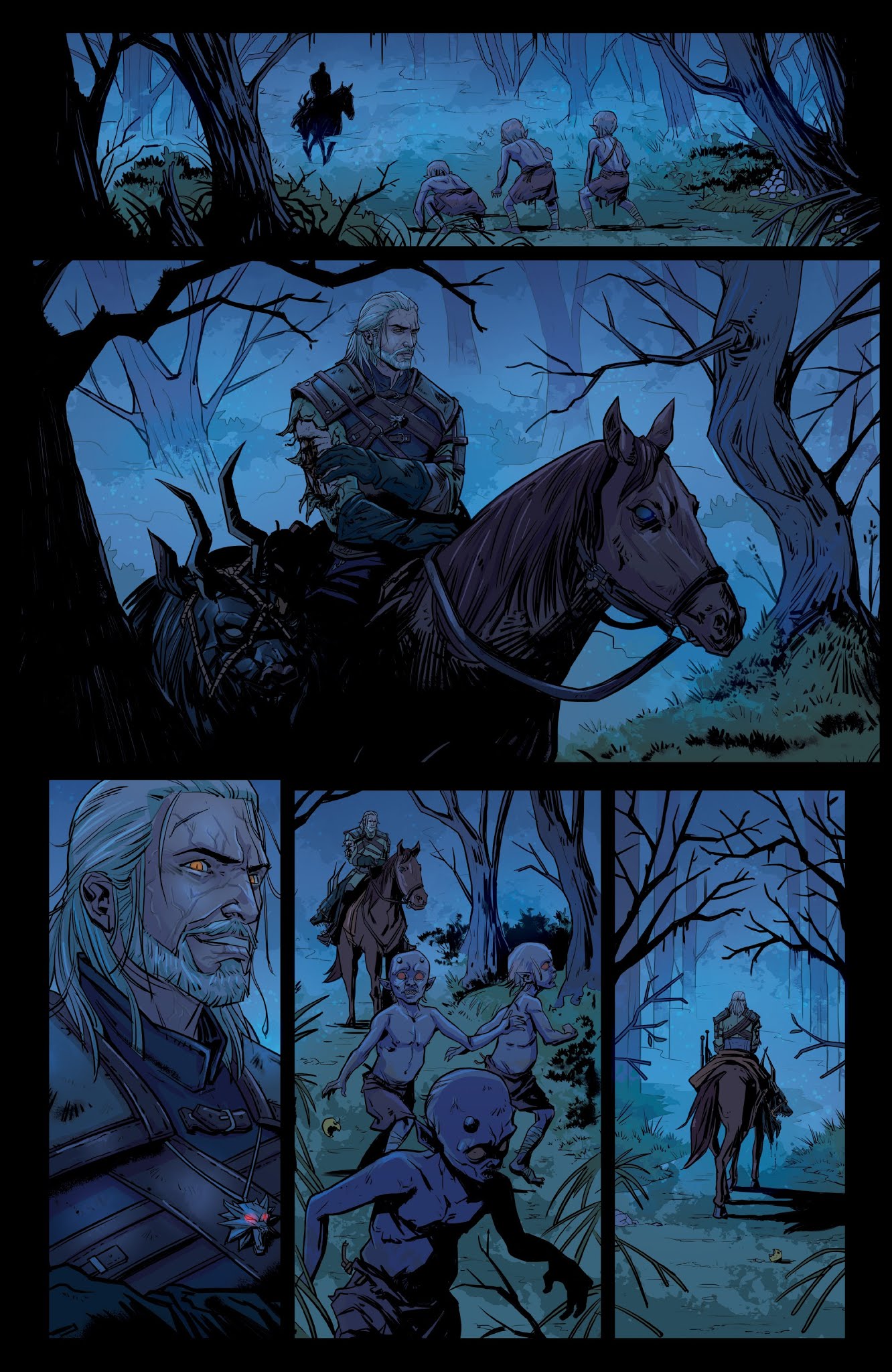 Read online The Witcher: Of Flesh and Flame comic -  Issue #1 - 4