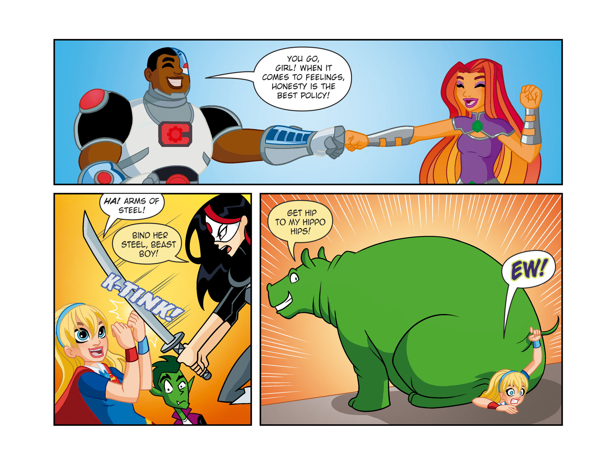 Read online DC Super Hero Girls: Out of the Bottle comic -  Issue #6 - 11