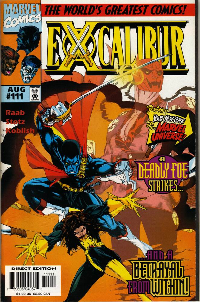 Read online Excalibur (1988) comic -  Issue #111 - 1