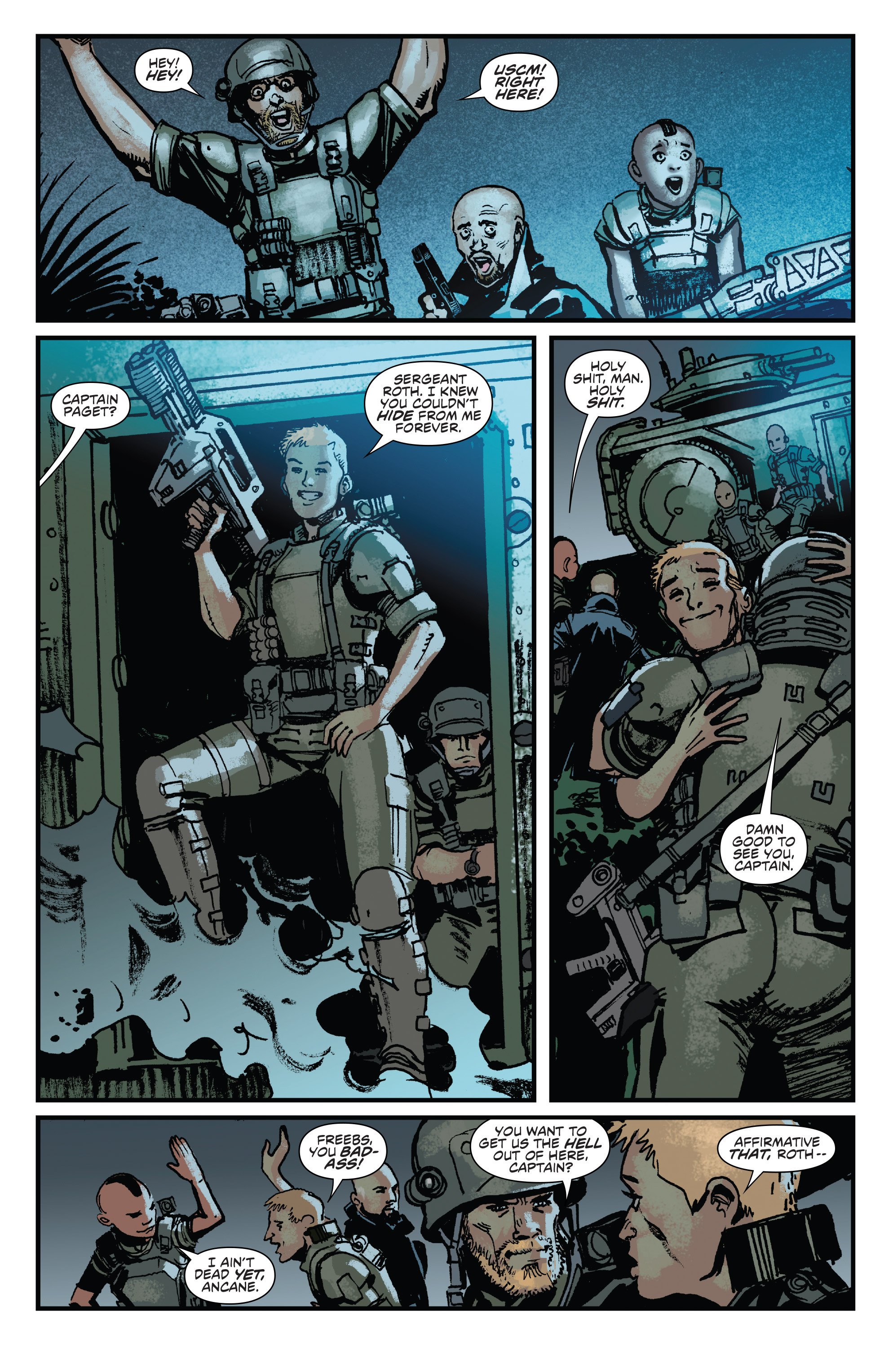 Read online Aliens: Life And Death comic -  Issue #1 - 23