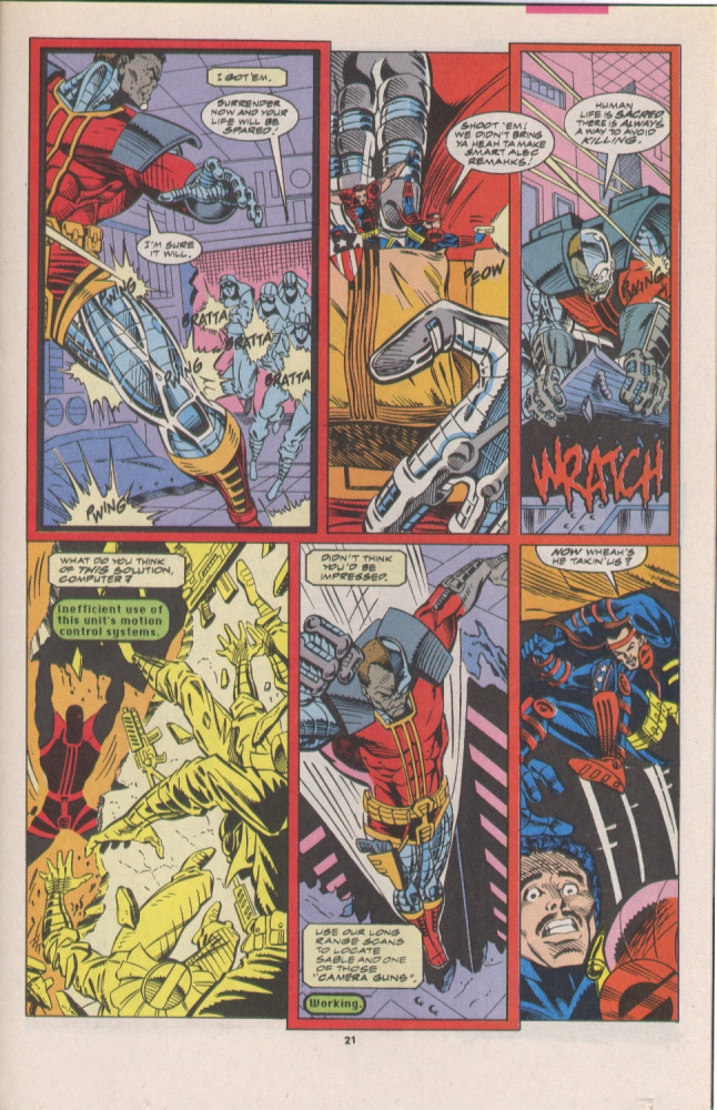 Read online Silver Sable and the Wild Pack comic -  Issue #7 - 16