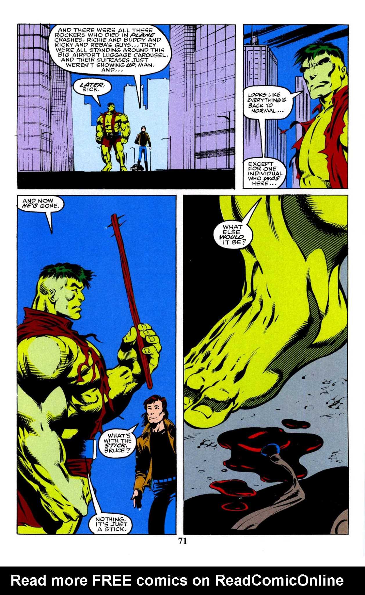 Read online Hulk Visionaries: Peter David comic -  Issue # TPB 7 - 71