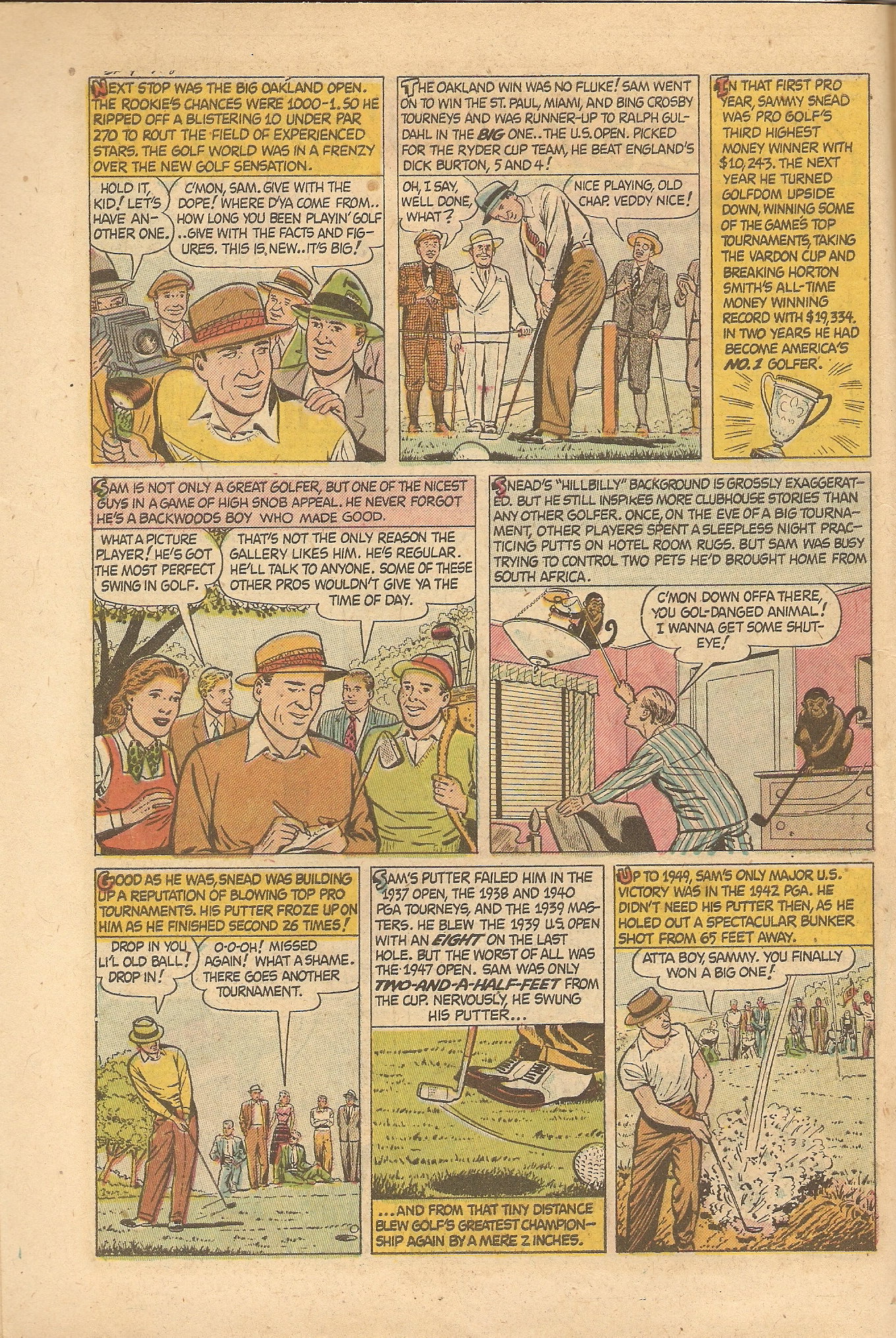 Read online Babe Ruth Sports Comics comic -  Issue #9 - 10