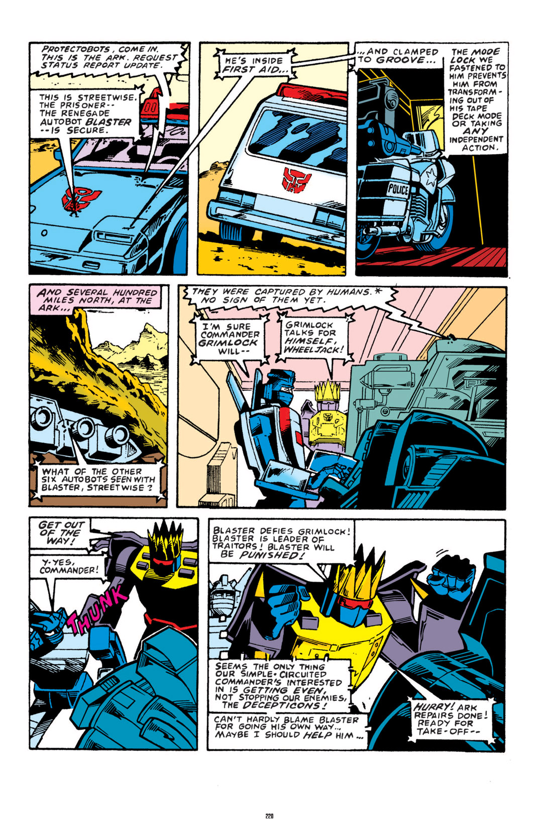 Read online The Transformers Classics comic -  Issue # TPB 3 - 221