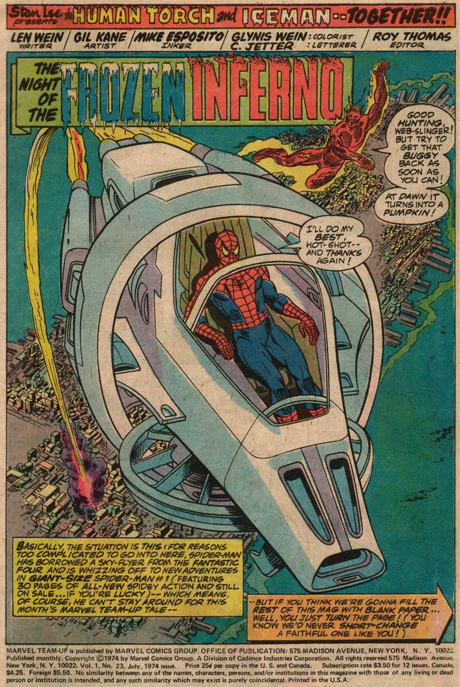 Read online Marvel Team-Up (1972) comic -  Issue #23 - 2