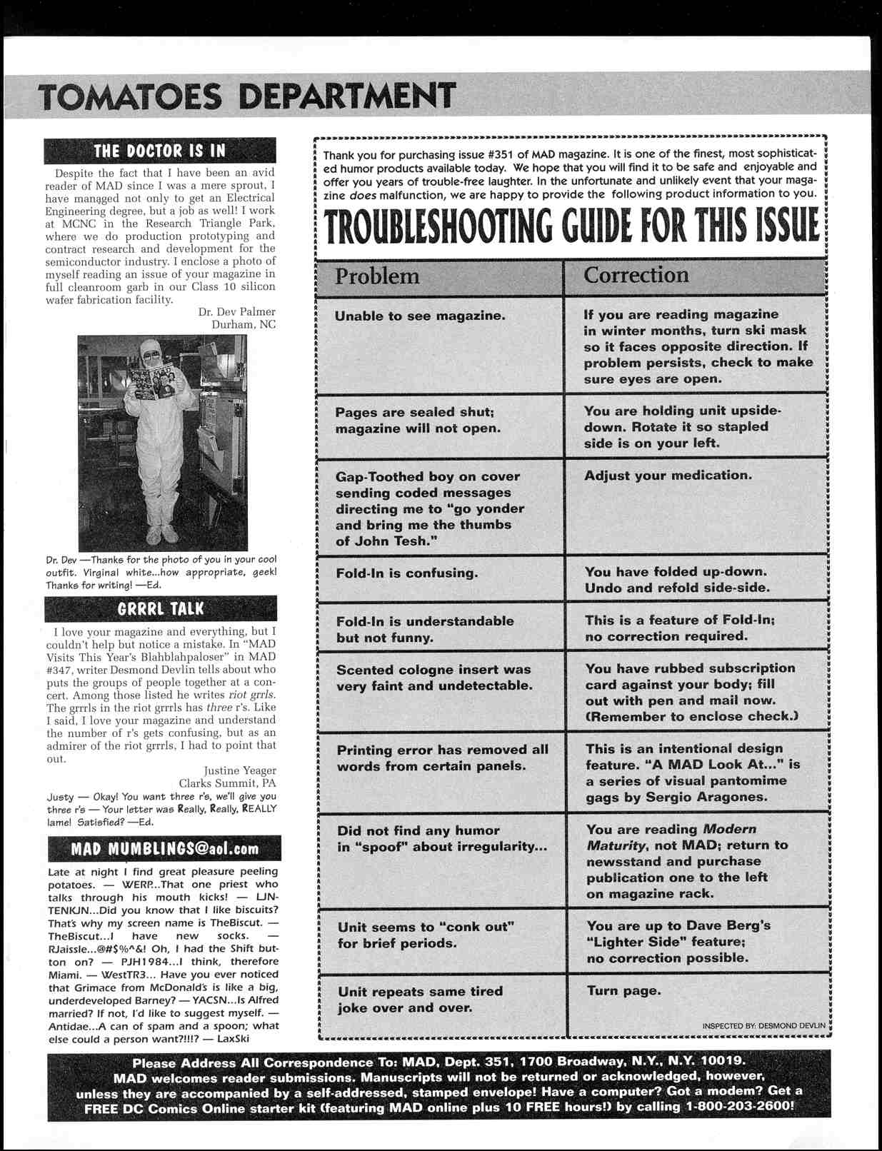 Read online MAD comic -  Issue #351 - 5