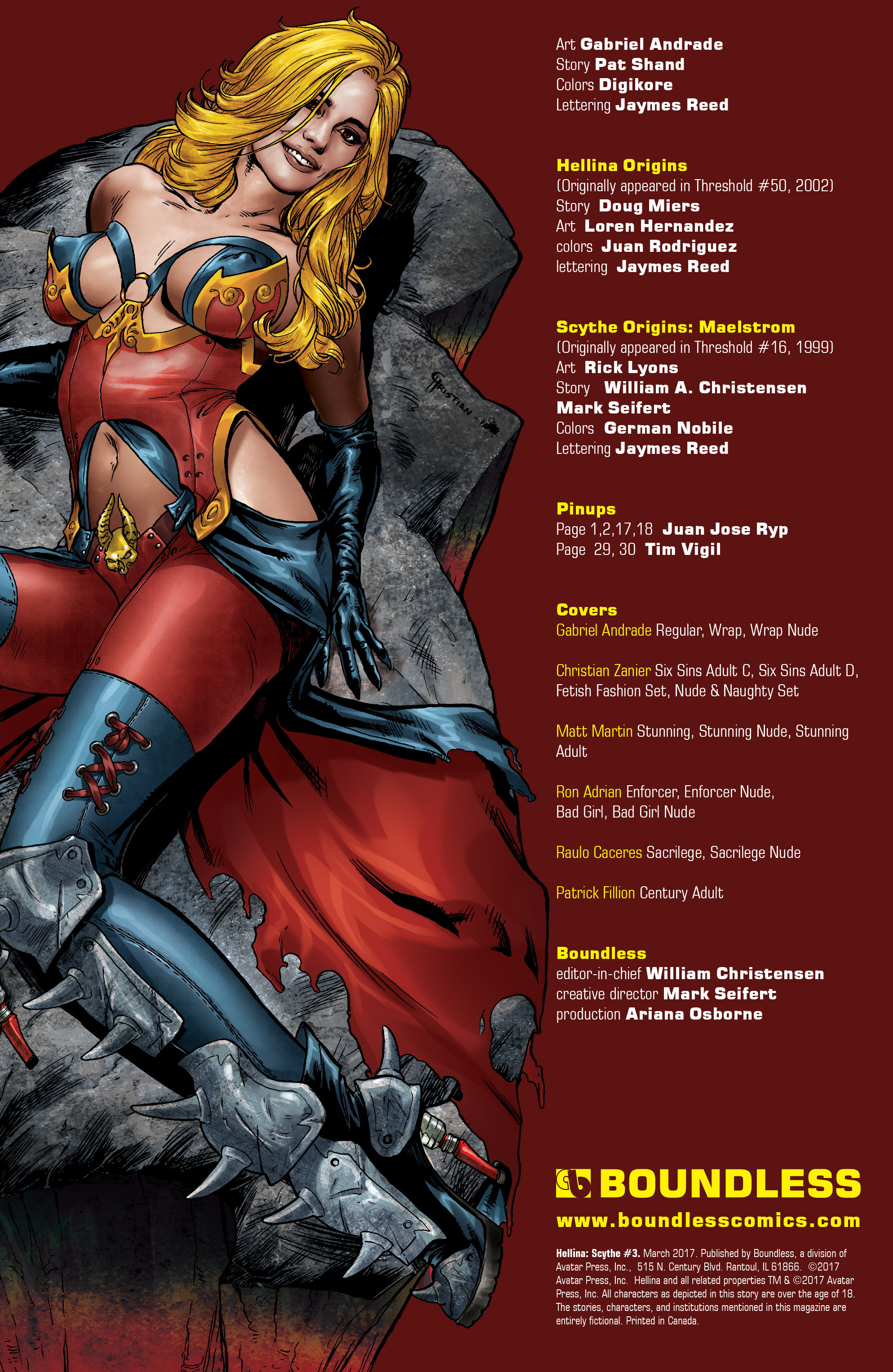 Read online Hellina: Scythe comic -  Issue #3 - 2