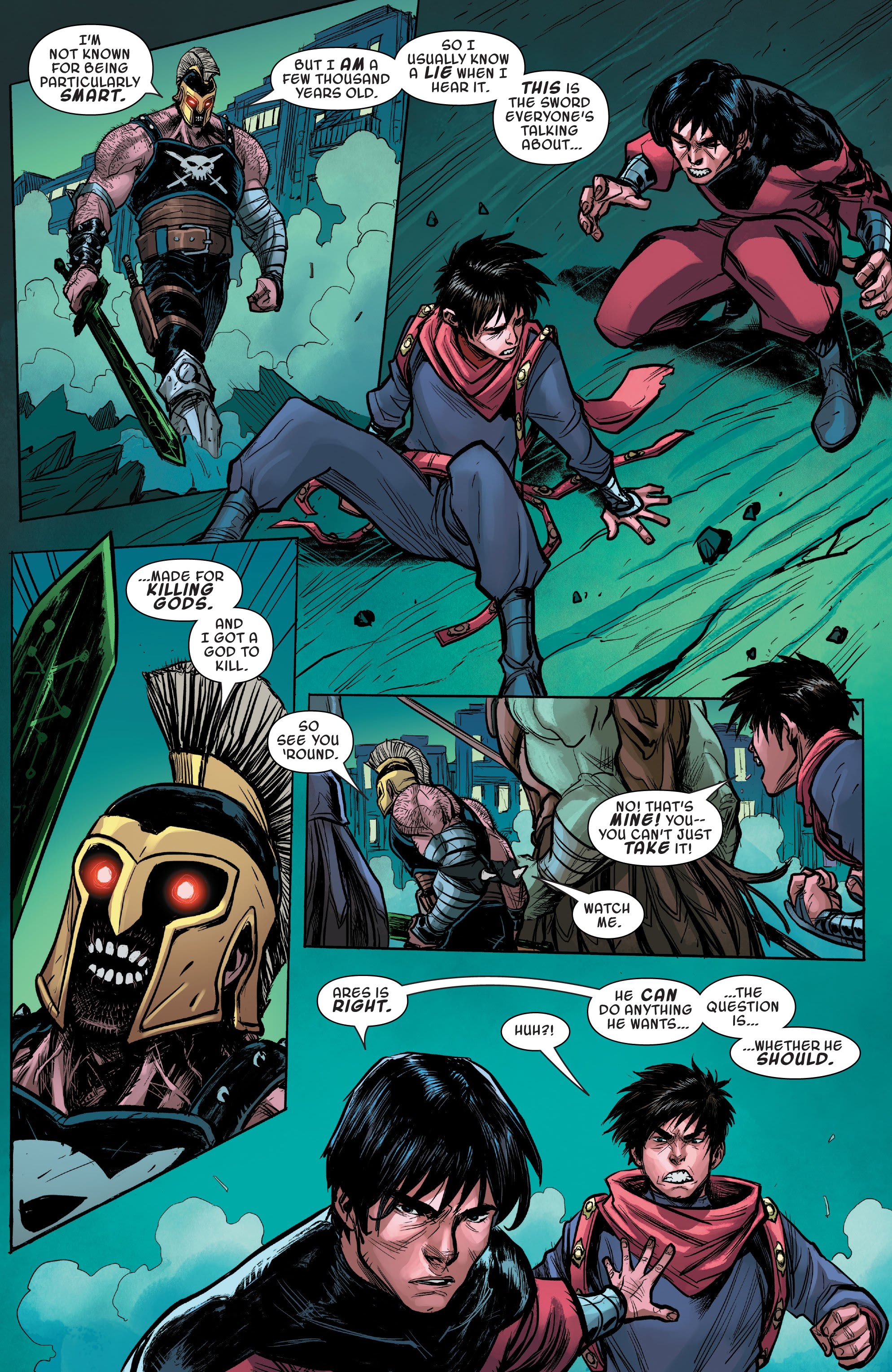 Read online Aero & Sword Master: Origins And Odysseys comic -  Issue # TPB - 88