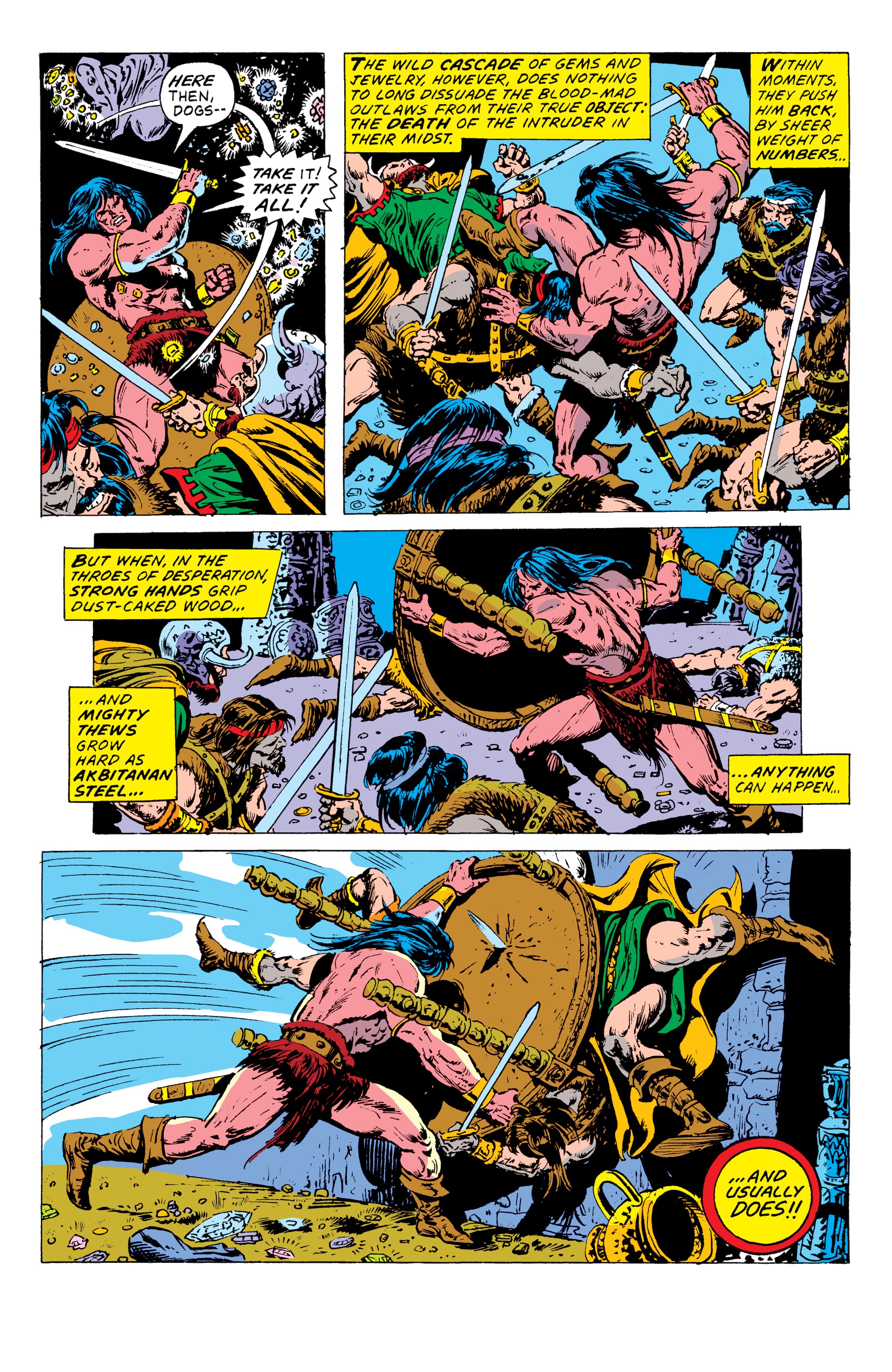 Read online Conan The Barbarian Epic Collection: The Original Marvel Years - The Curse Of The Golden Skull comic -  Issue # TPB (Part 3) - 77