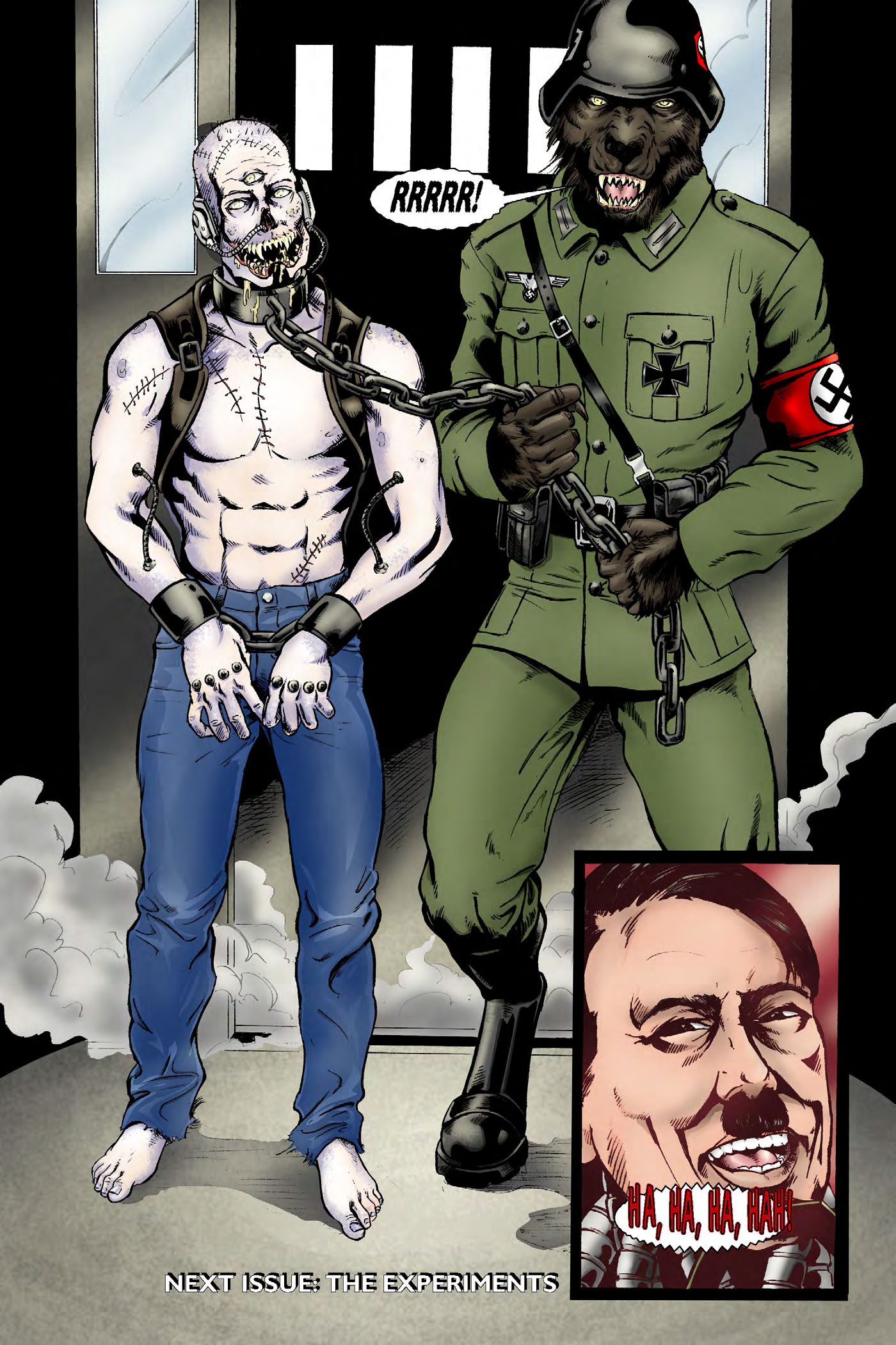 Read online Nazi Werewolves from Outer Space comic -  Issue #1 - 23