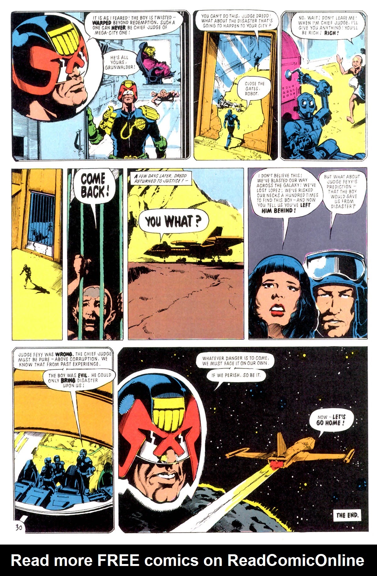 Read online Judge Dredd: The Judge Child Quest comic -  Issue #5 - 34