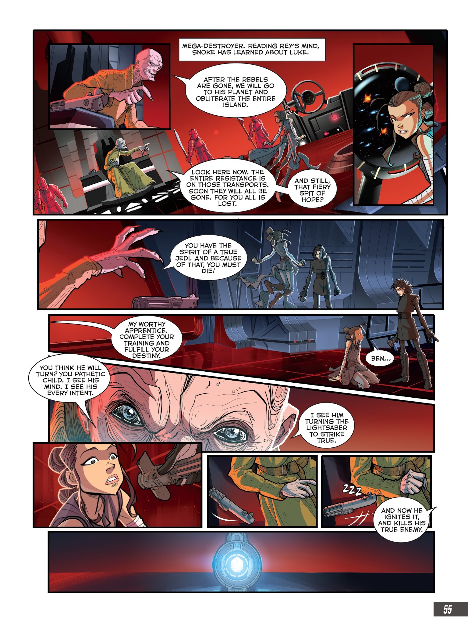 Read online Star Wars: The Last Jedi Graphic Novel Adaptation comic -  Issue # TPB - 57