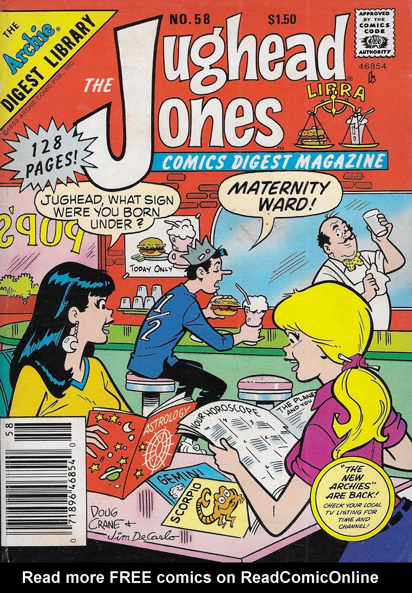 Read online Jughead Jones Comics Digest comic -  Issue #58 - 1