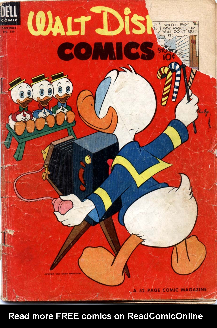 Read online Walt Disney's Comics and Stories comic -  Issue #159 - 1