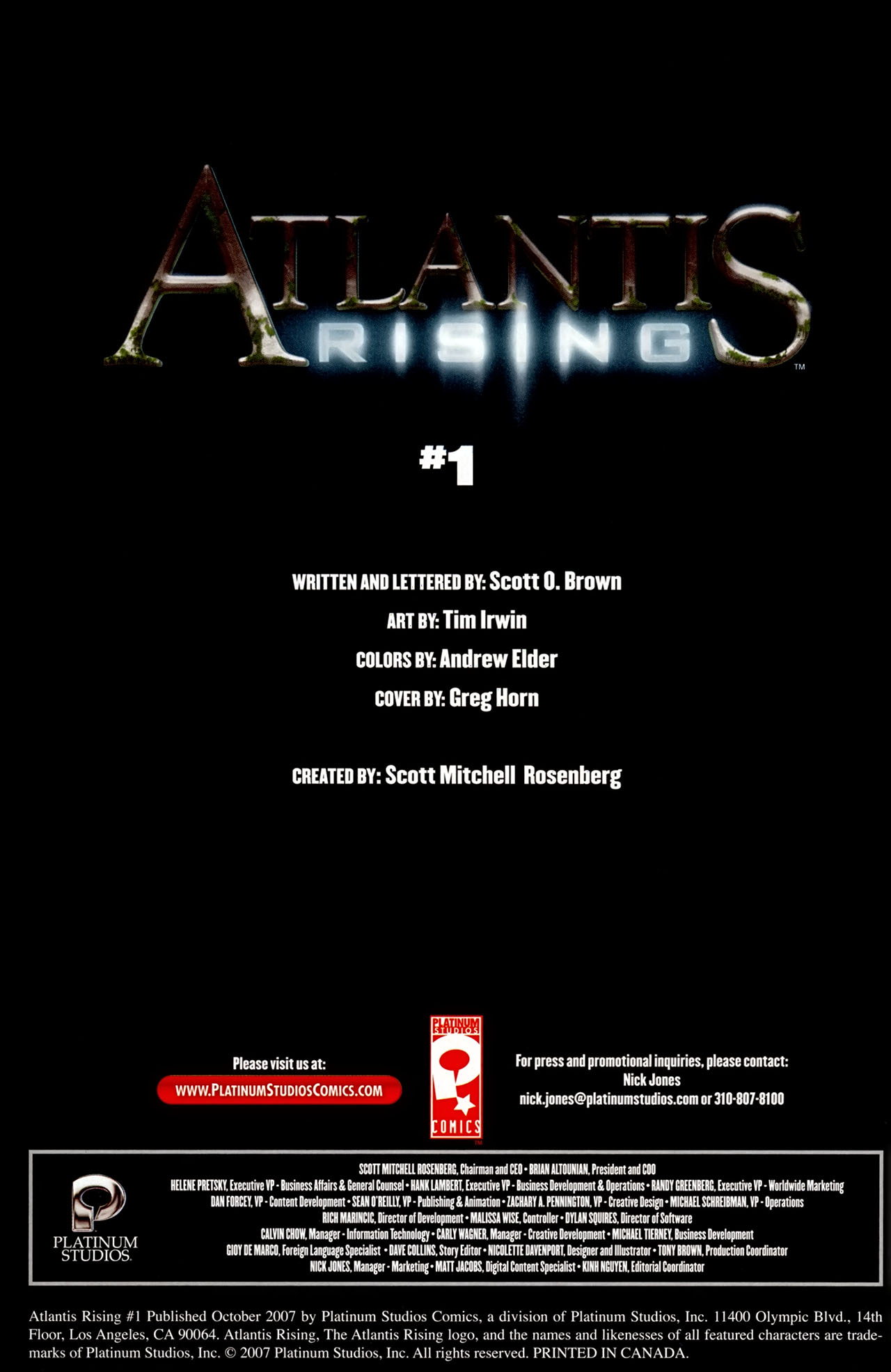 Read online Atlantis Rising comic -  Issue #1 - 2