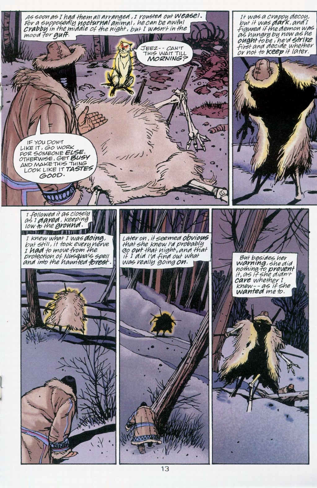Read online Muktuk Wolfsbreath: Hard-Boiled Shaman comic -  Issue #1 - 13