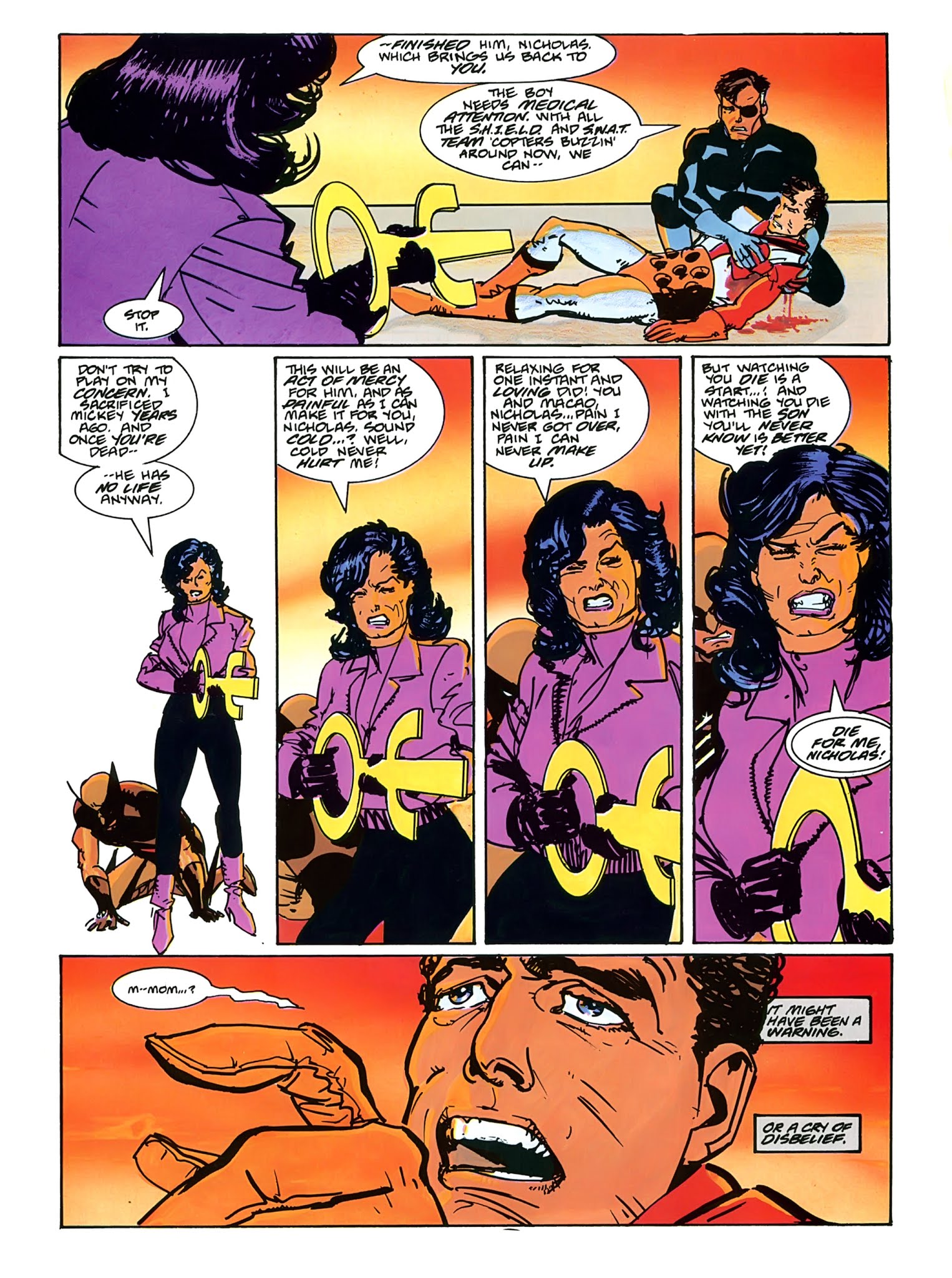 Read online Wolverine, Nick Fury: The Scorpio Connection comic -  Issue # TPB - 59