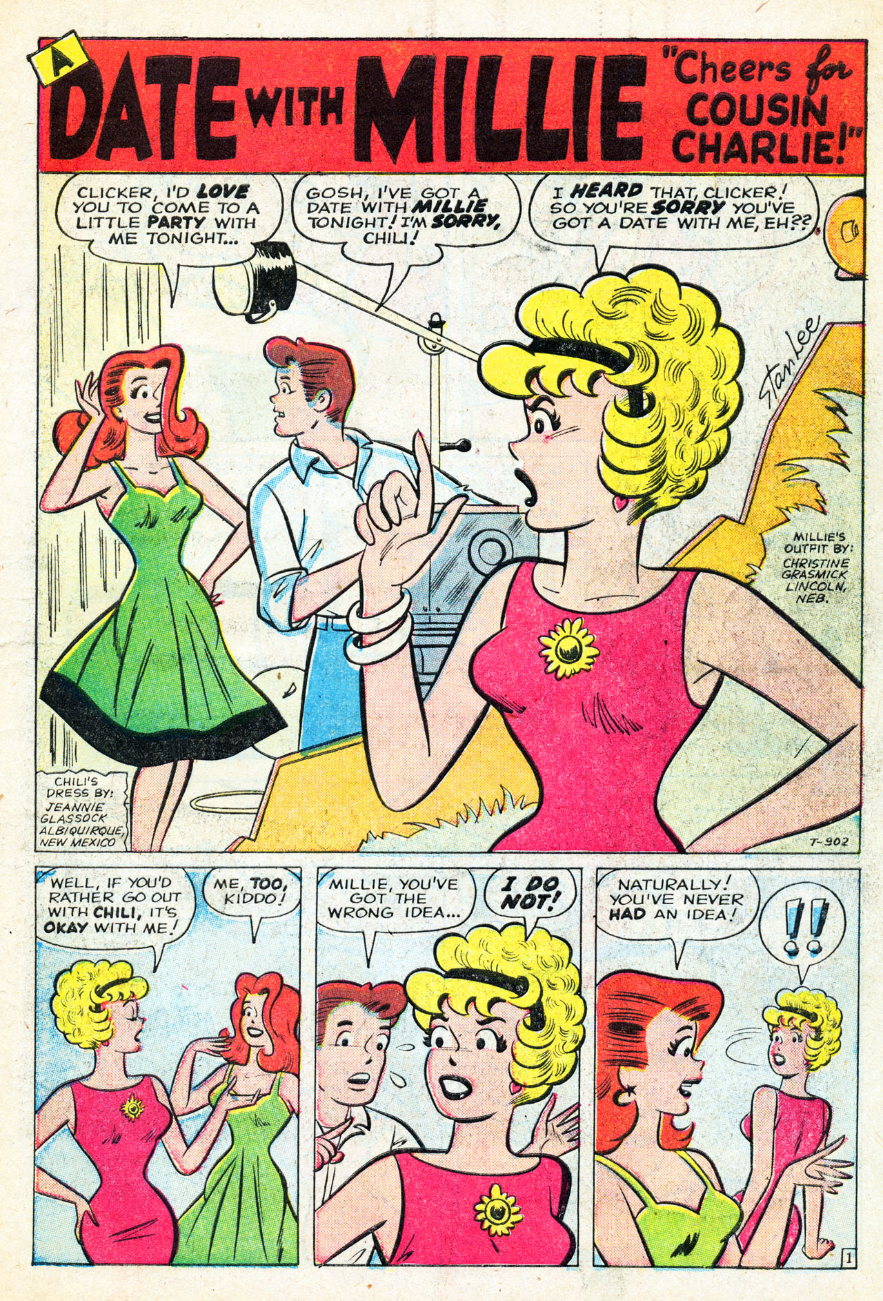 Read online A Date with Millie (1959) comic -  Issue #7 - 3
