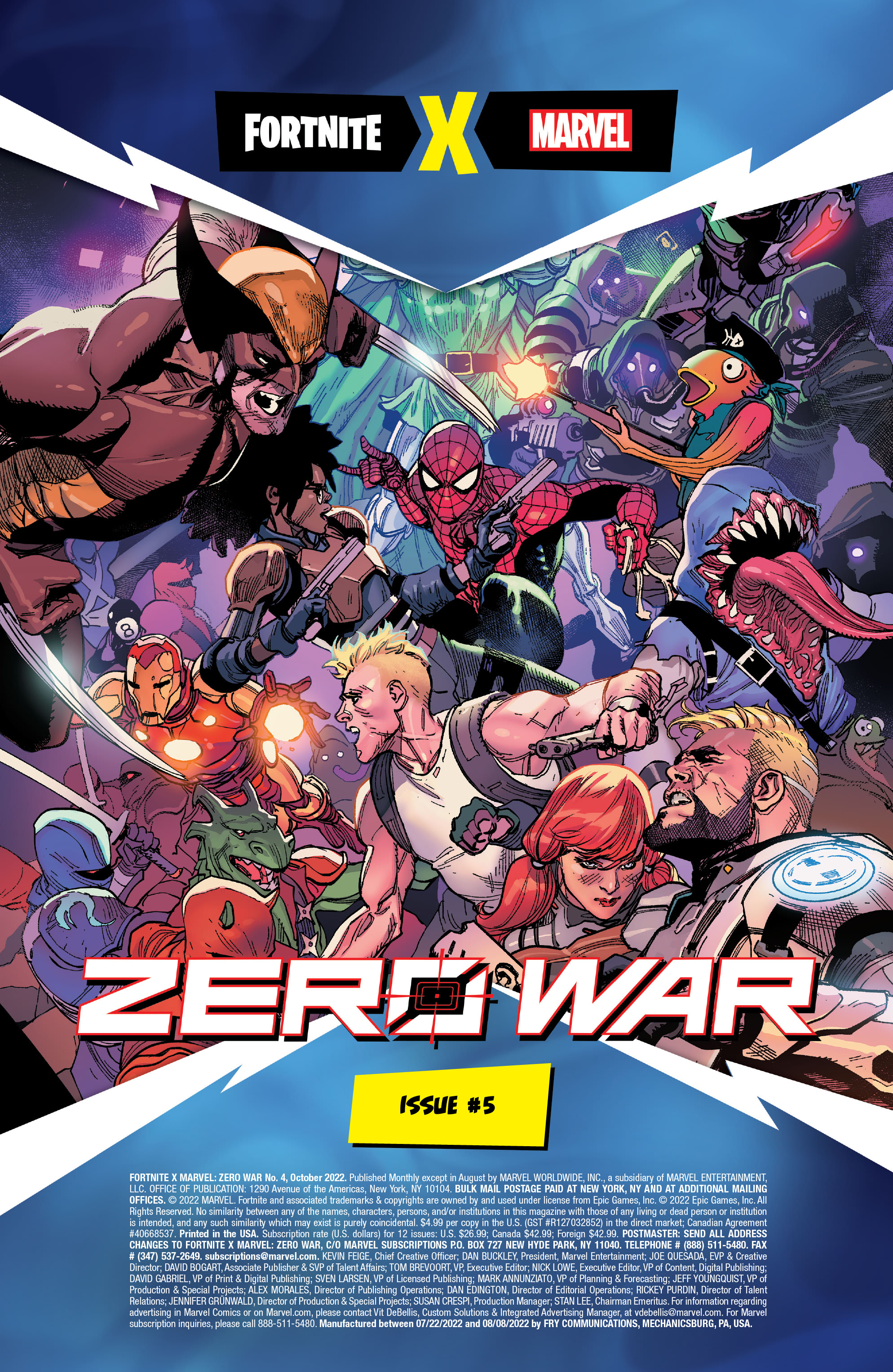 Read online Fortnite X Marvel: Zero War comic -  Issue #4 - 25