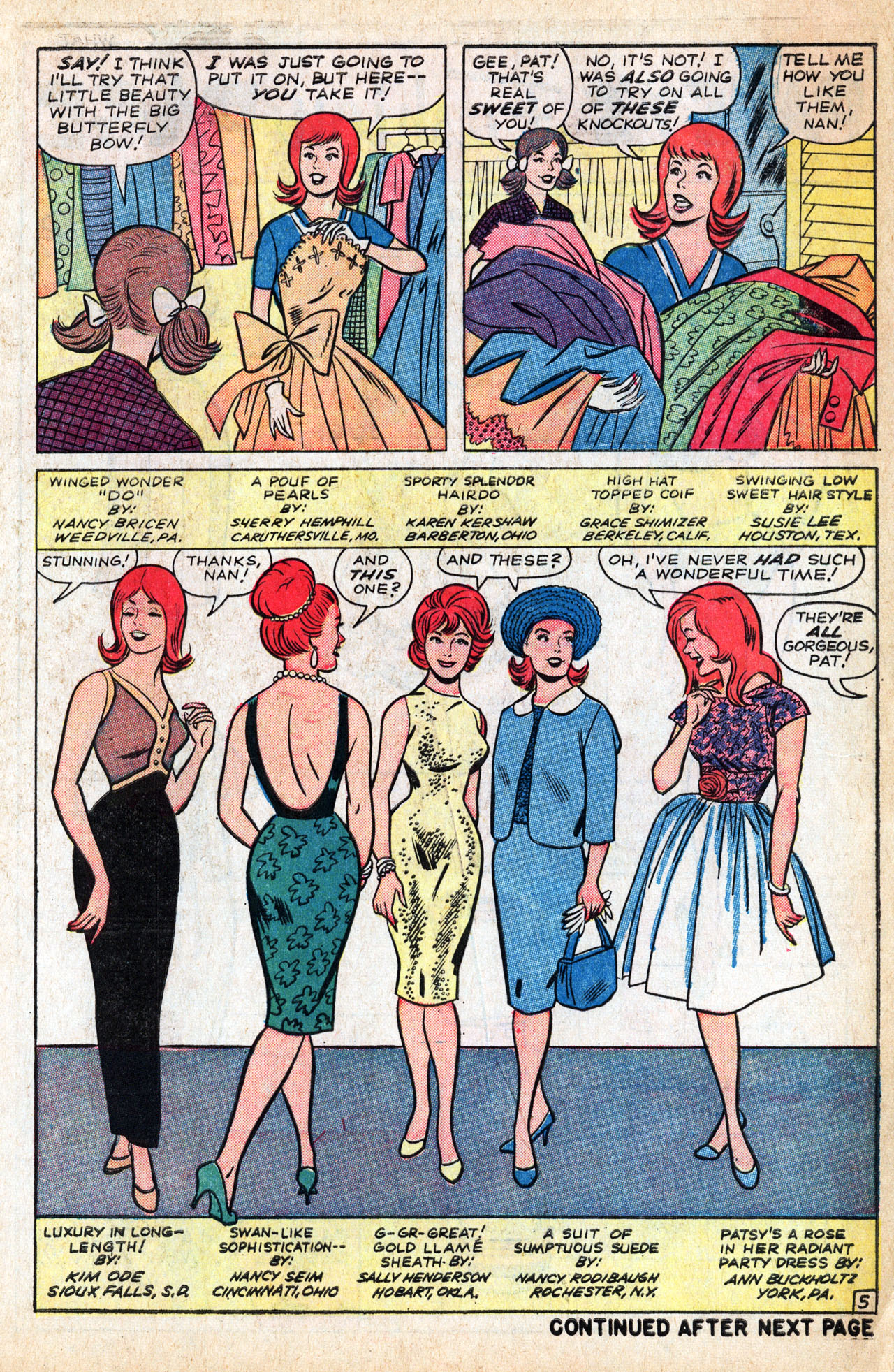 Read online Patsy and Hedy comic -  Issue #95 - 7