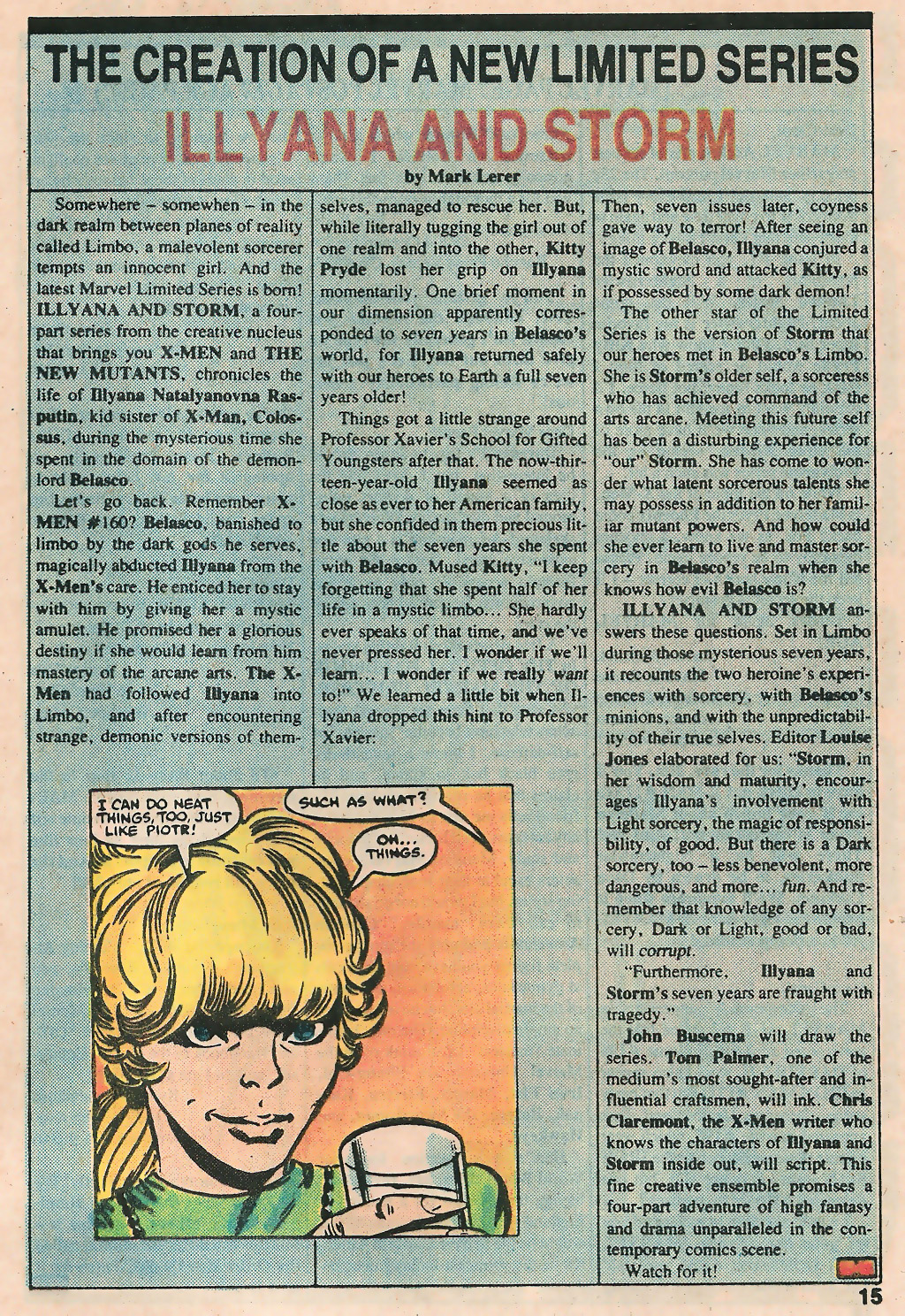 Read online Marvel Age comic -  Issue #6 - 17