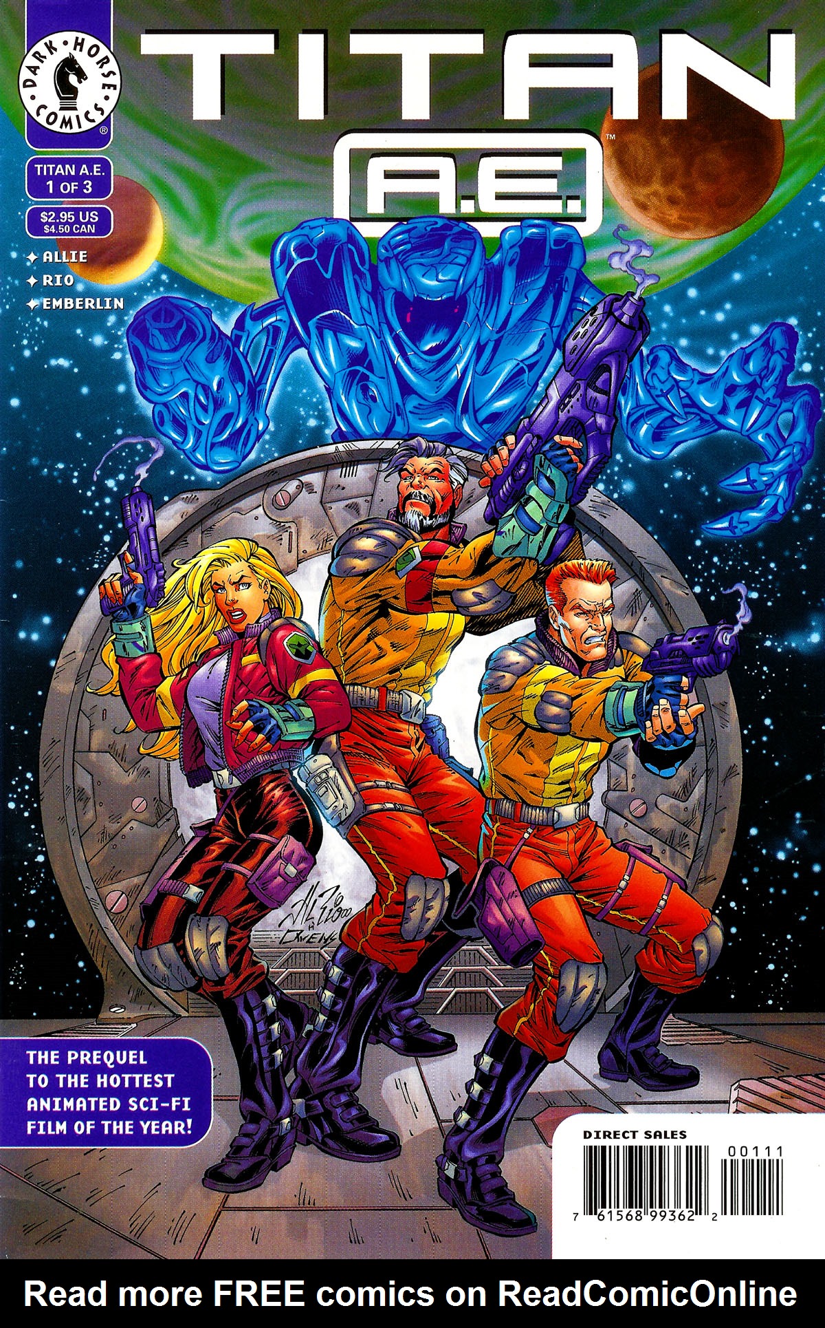 Read online Titan A.E. comic -  Issue #1 - 1