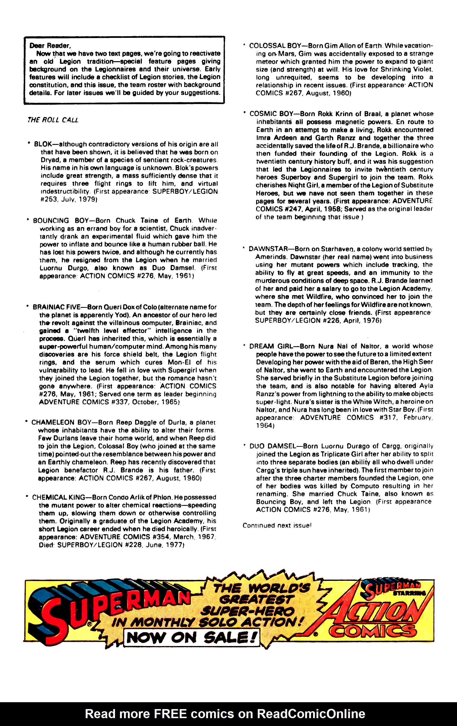Read online Legion of Super-Heroes (1980) comic -  Issue #292 - 26