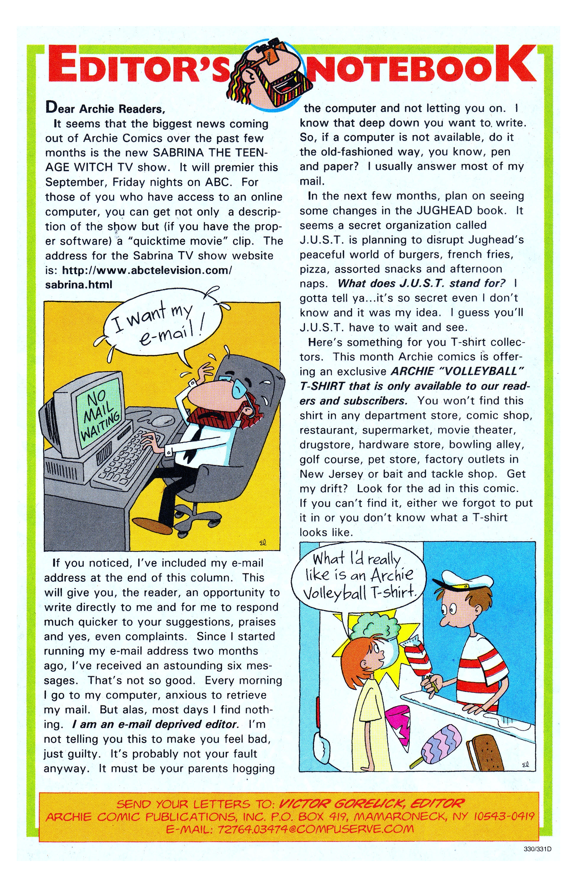 Read online Archie (1960) comic -  Issue #453 - 8