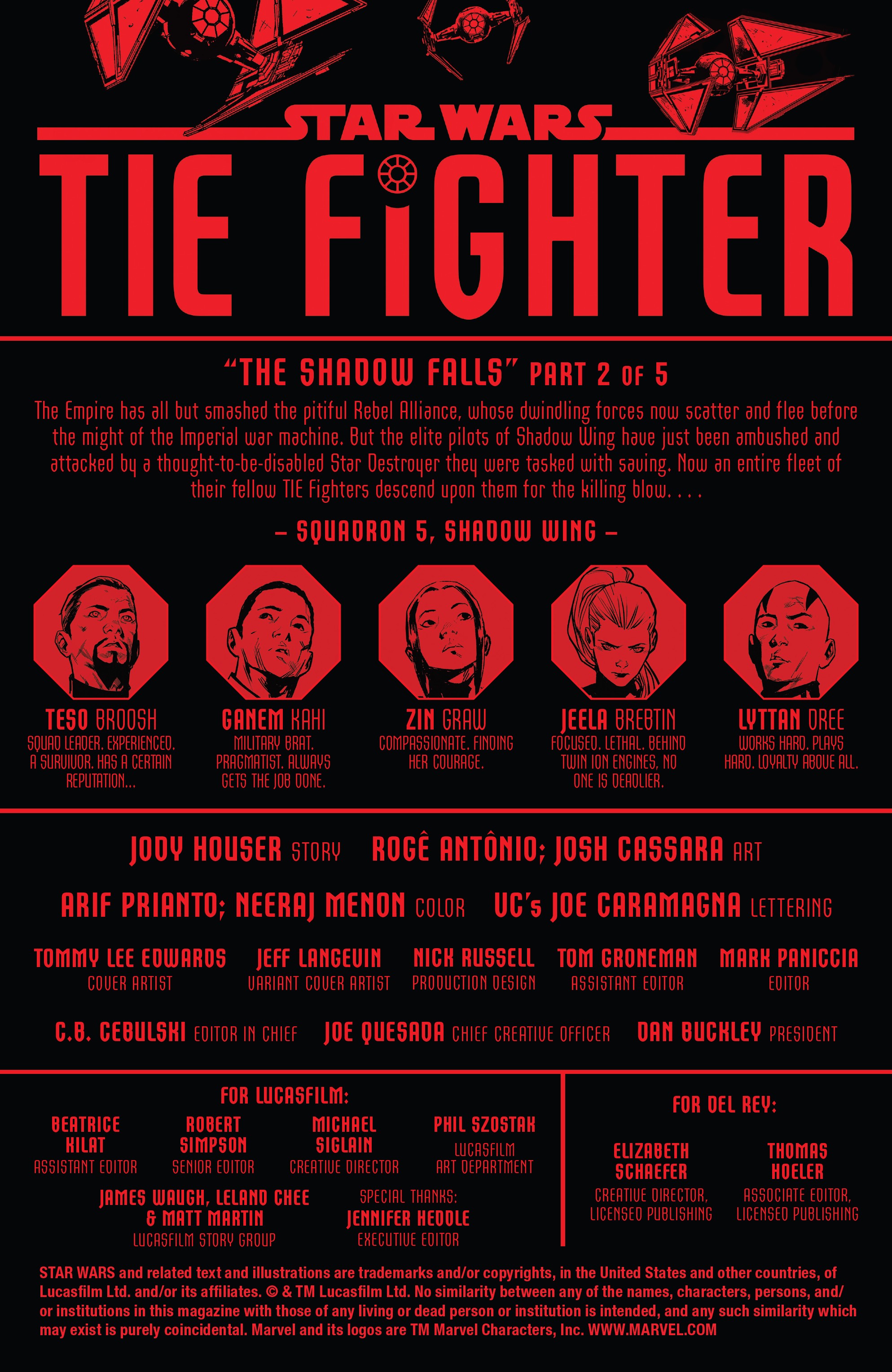 Read online Star Wars: Tie Fighter comic -  Issue #2 - 2