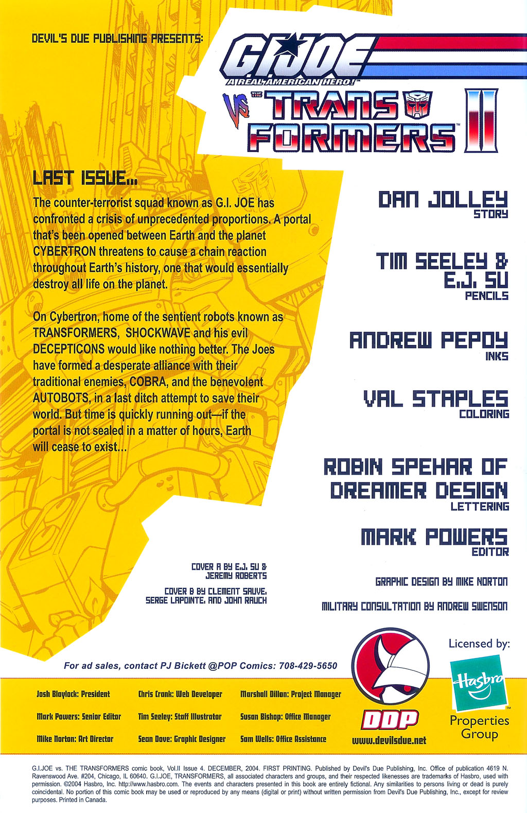 Read online G.I. Joe vs. The Transformers II comic -  Issue #4 - 2