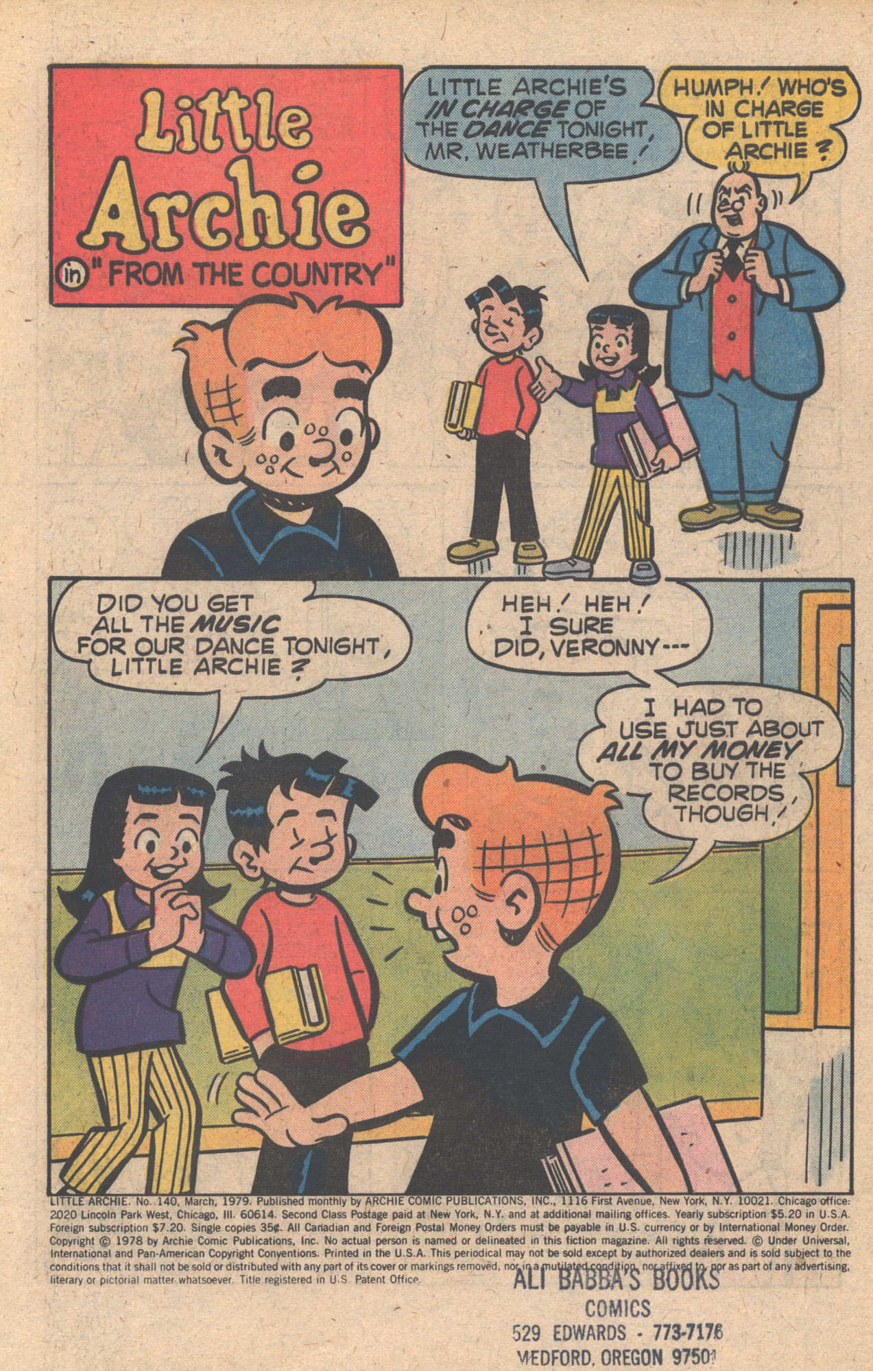Read online The Adventures of Little Archie comic -  Issue #140 - 3
