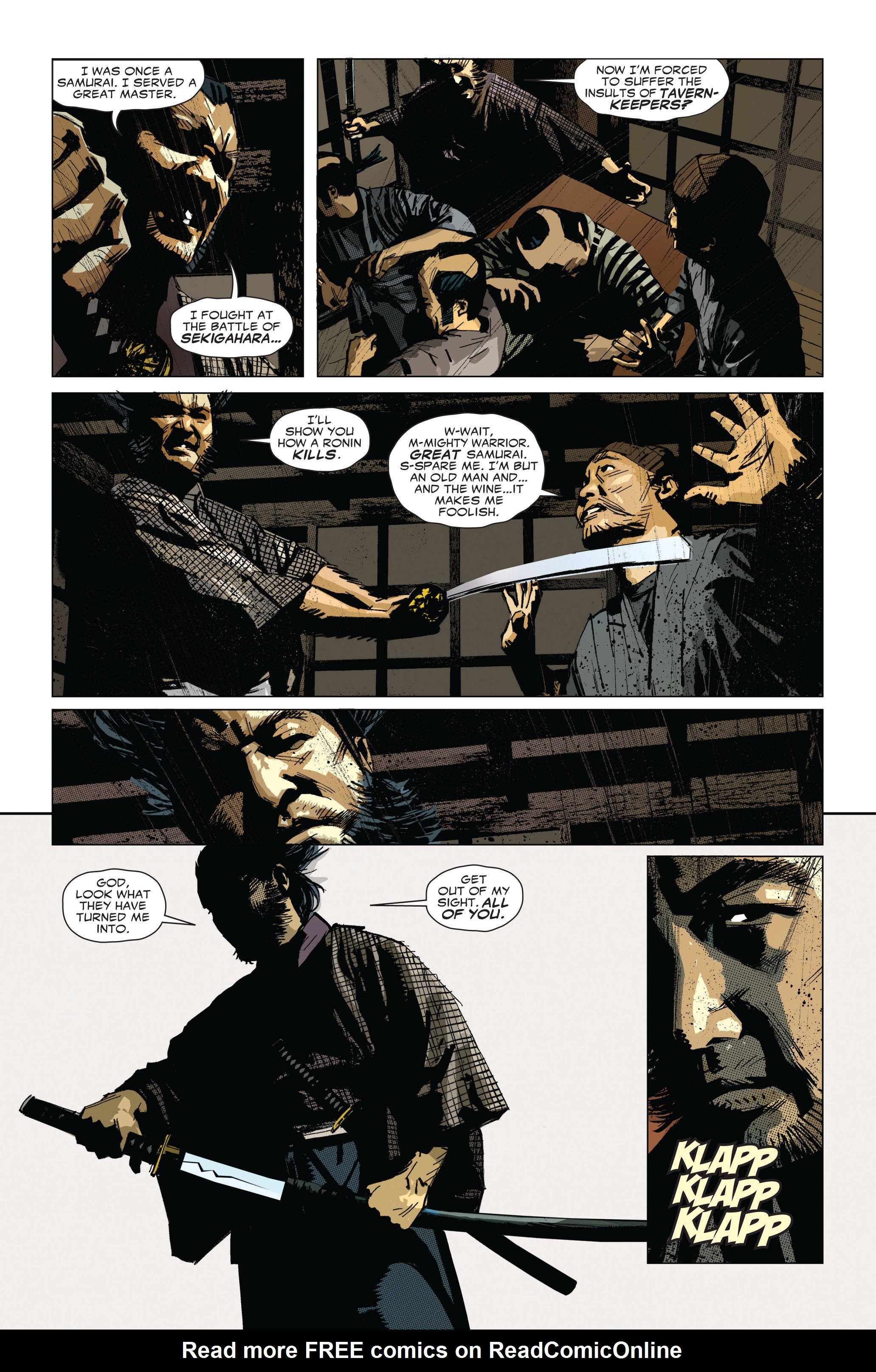 Read online 5 Ronin (2011) comic -  Issue #1 - 12