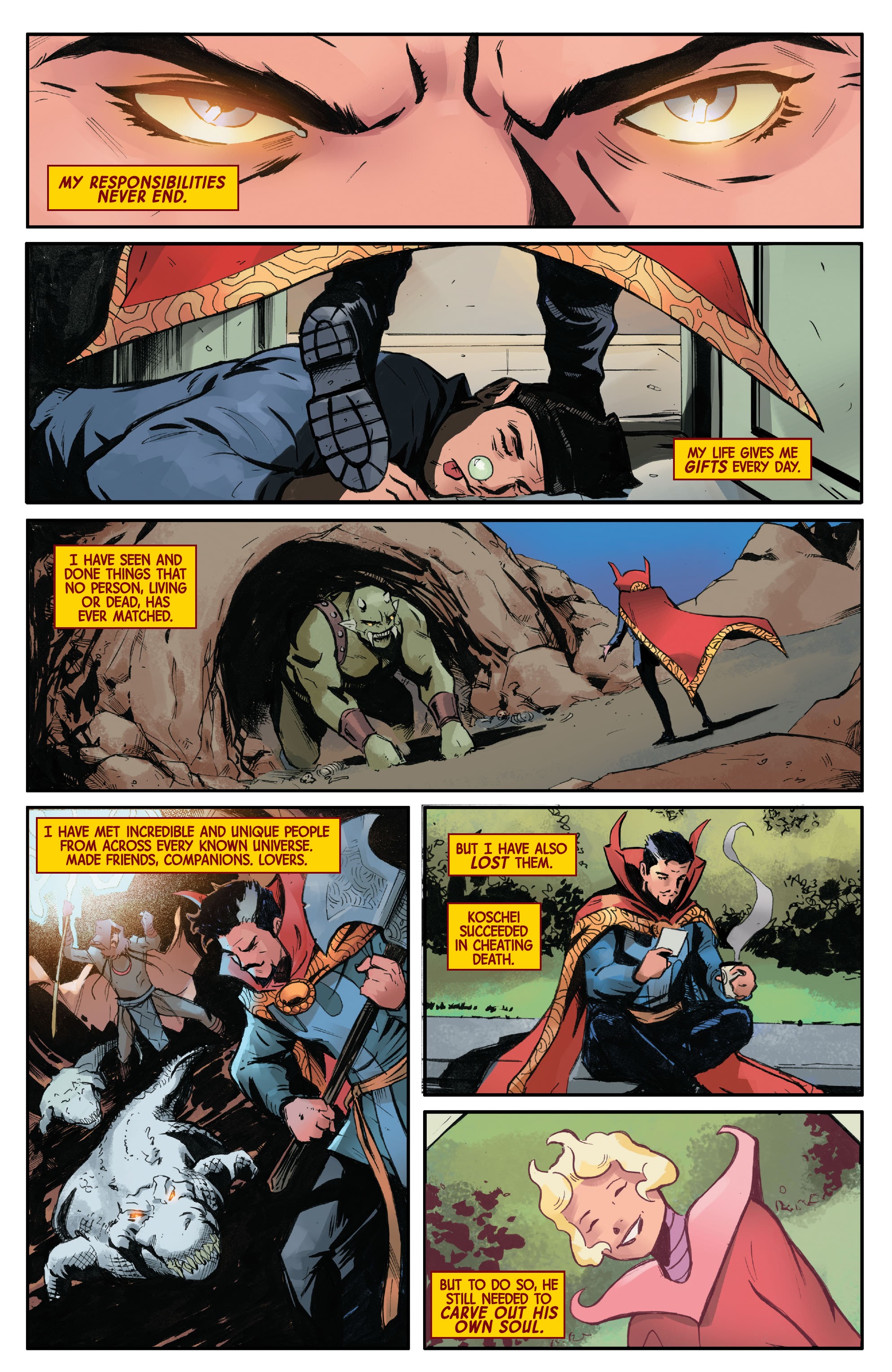 Read online Death of Doctor Strange comic -  Issue #1 - 21
