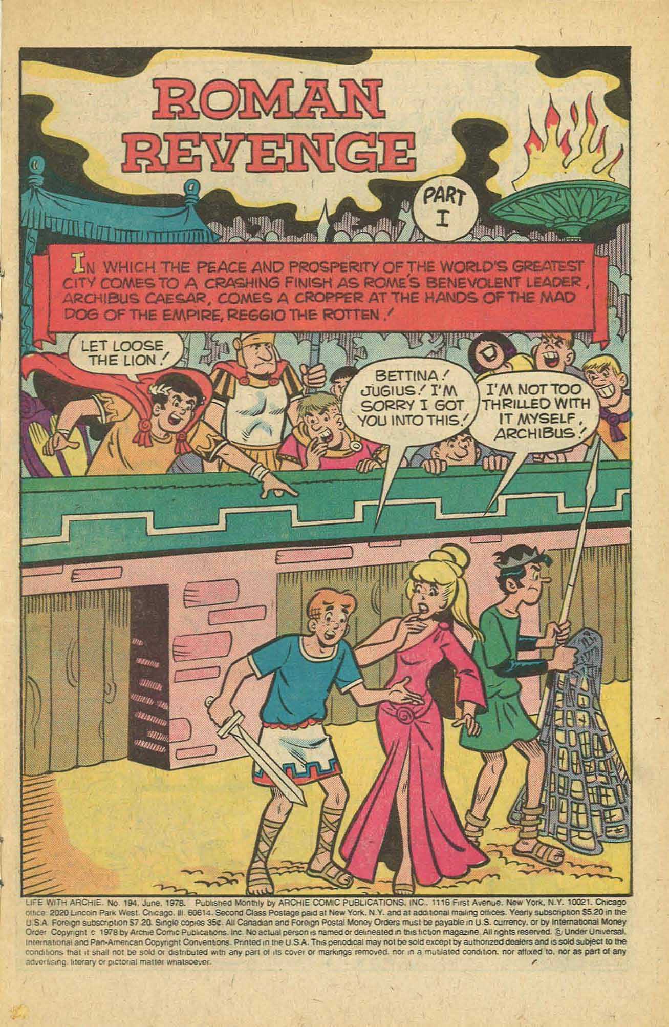 Read online Life With Archie (1958) comic -  Issue #194 - 3