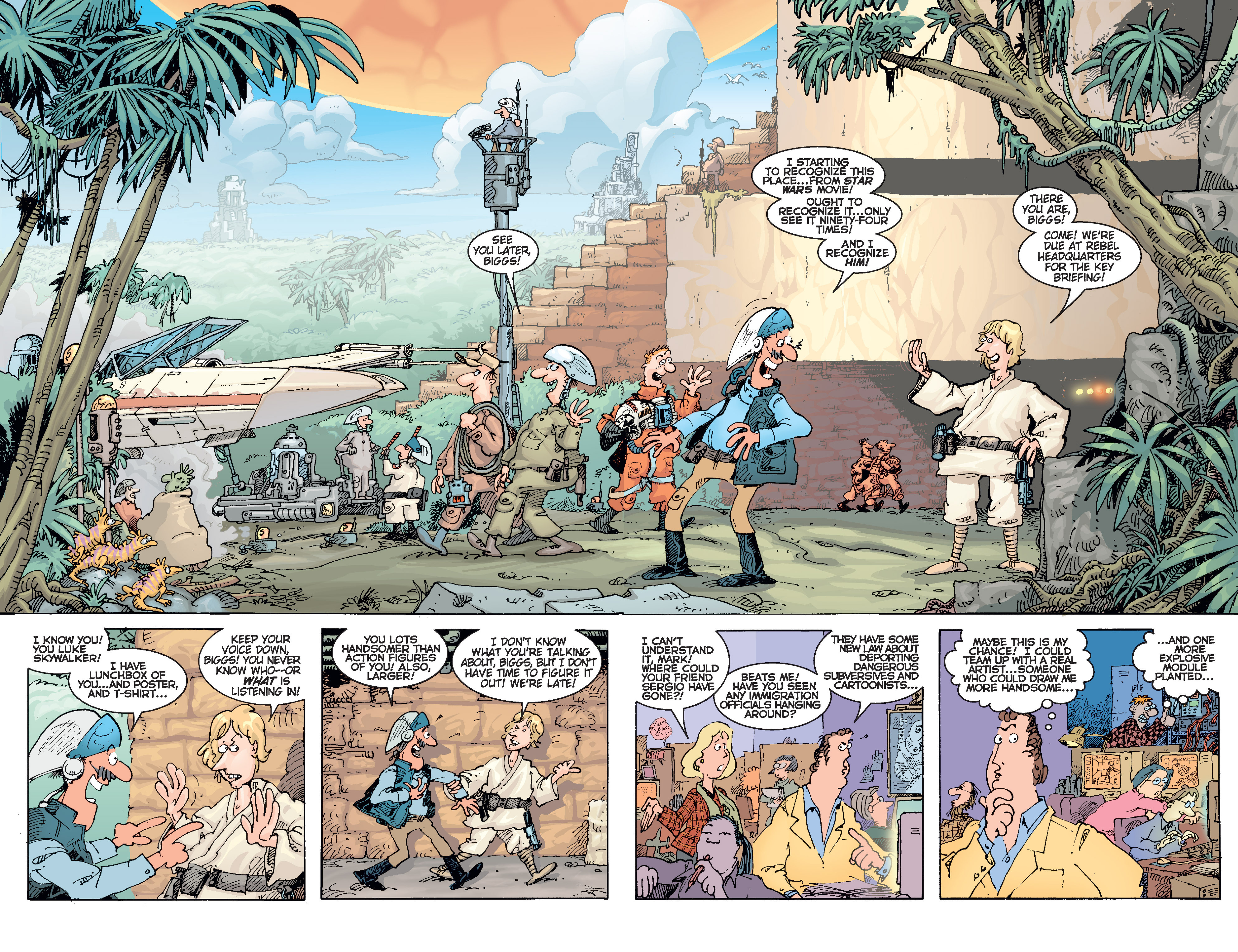 Read online Sergio Aragonés Stomps Star Wars comic -  Issue # Full - 10