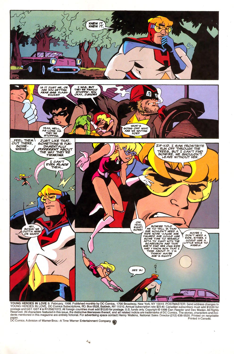 Read online Young Heroes in Love comic -  Issue #9 - 2