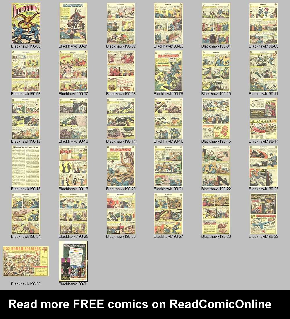 Read online Blackhawk (1957) comic -  Issue #190 - 33