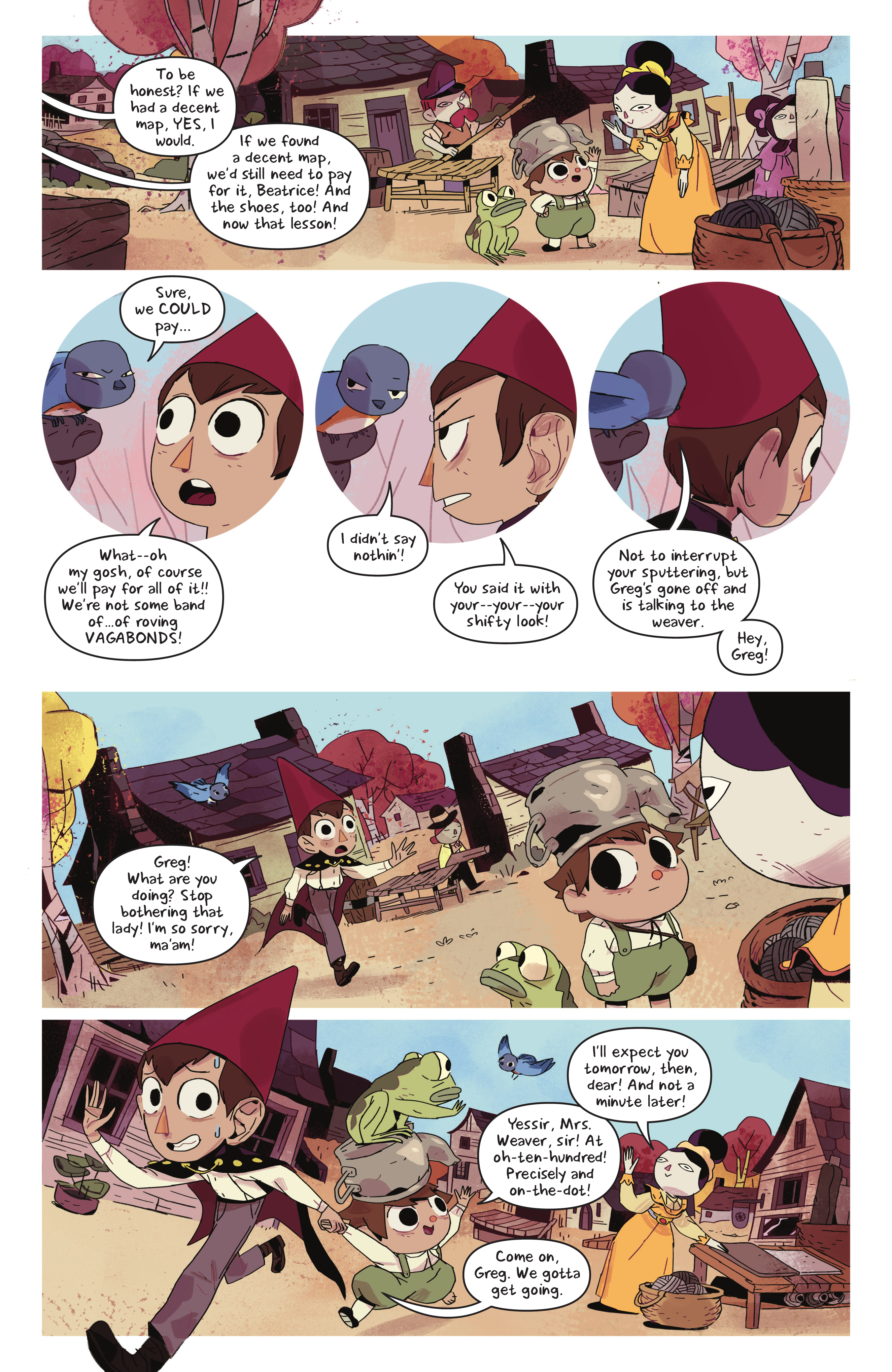 Read online Over the Garden Wall: Hollow Town comic -  Issue # TPB - 33