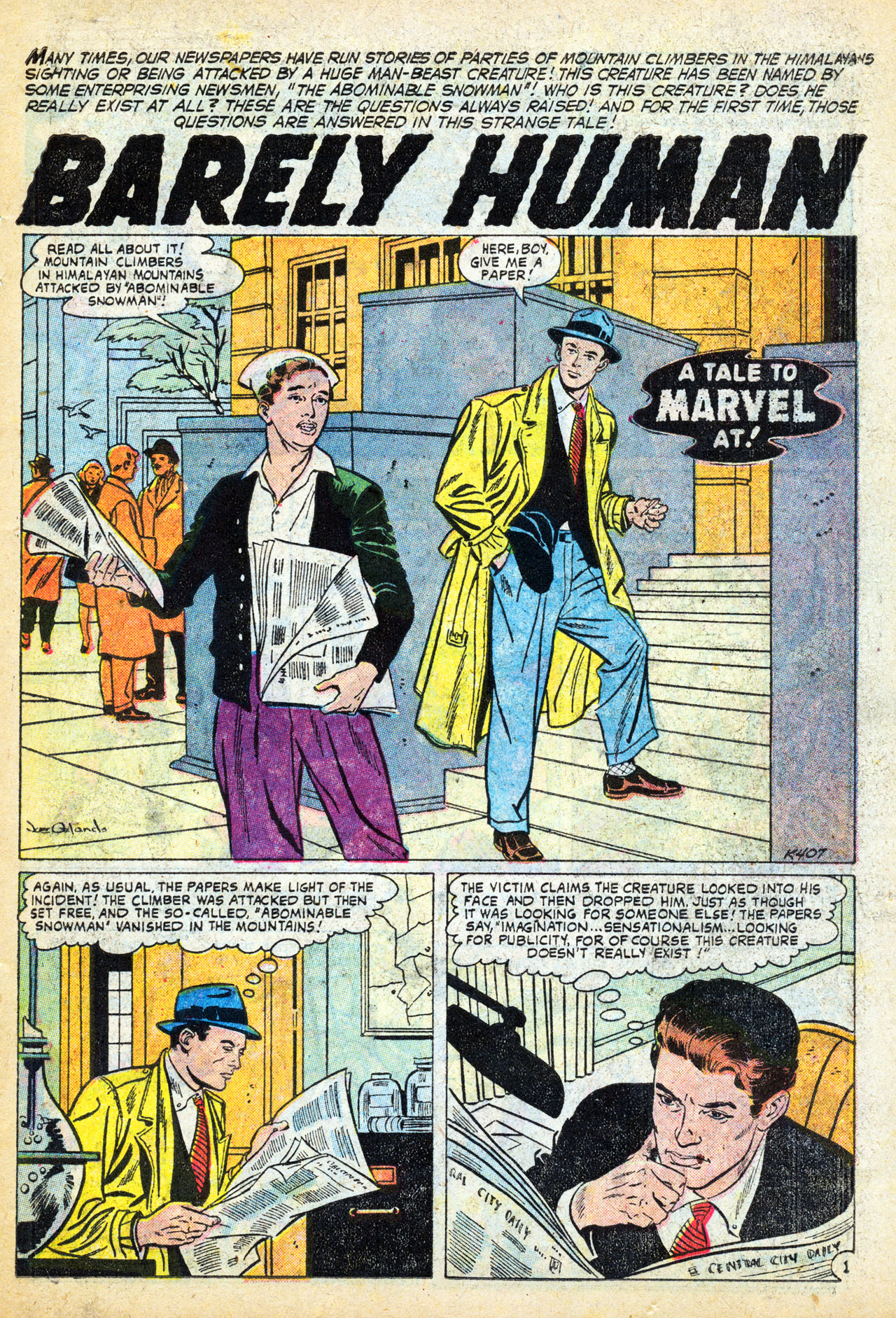 Read online Marvel Tales (1949) comic -  Issue #151 - 3