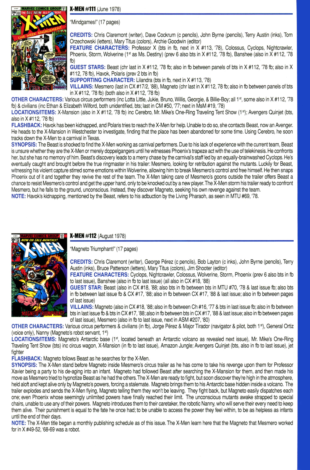 Read online Official Index to the Marvel Universe comic -  Issue #3 - 47