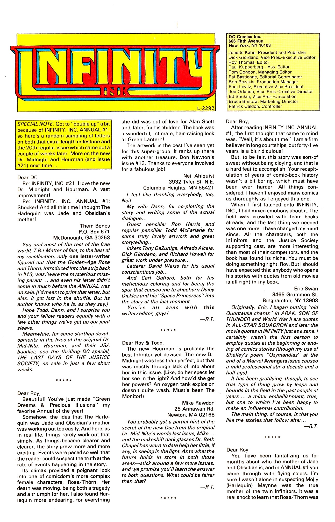 Read online Infinity Inc. (1984) comic -  Issue #26 - 30