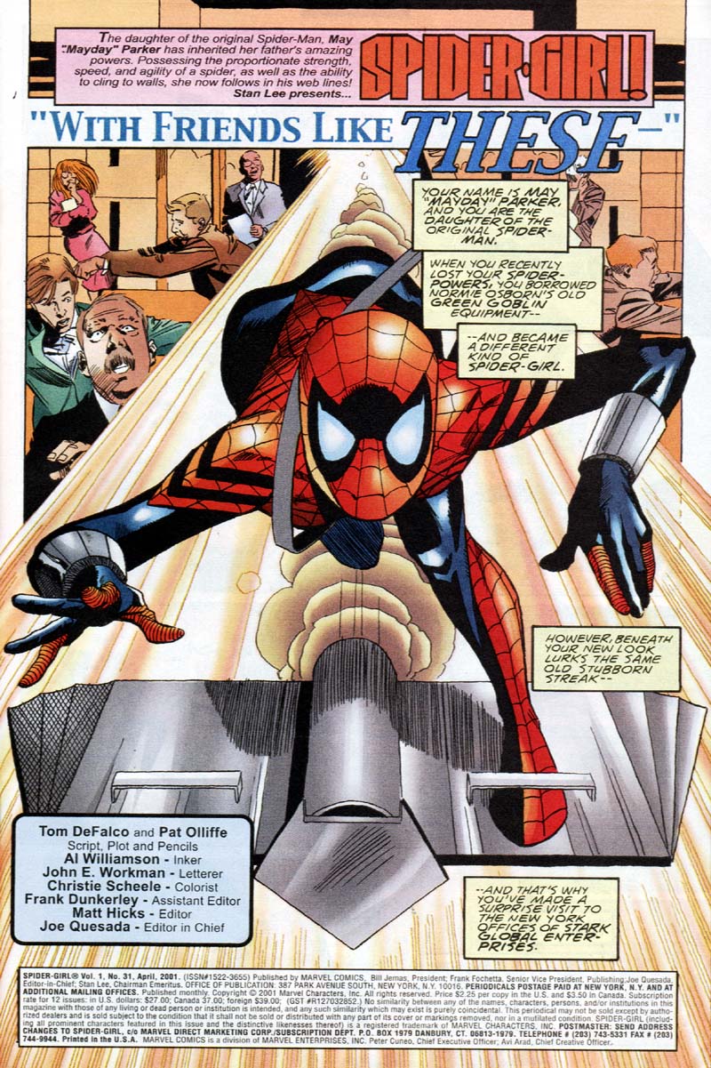 Read online Spider-Girl (1998) comic -  Issue #31 - 2