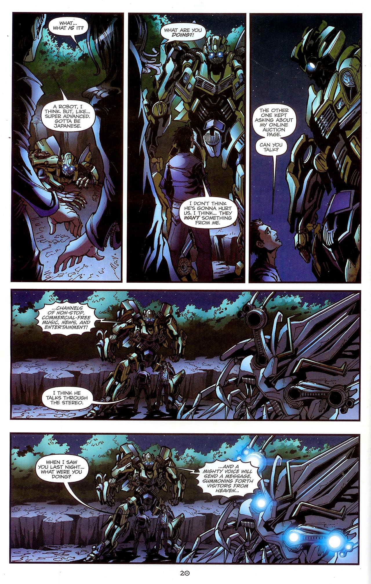 Read online Transformers: The Movie Adaptation comic -  Issue #2 - 19