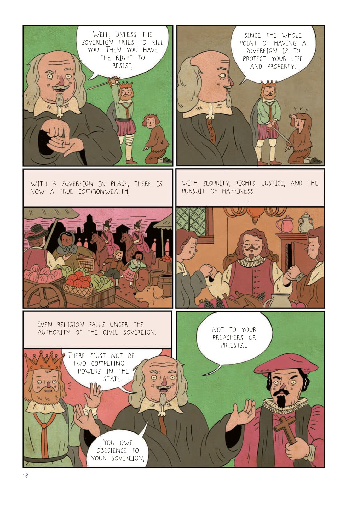 Read online Heretics!: The Wondrous (and Dangerous) Beginnings of Modern Philosophy comic -  Issue # TPB (Part 1) - 49
